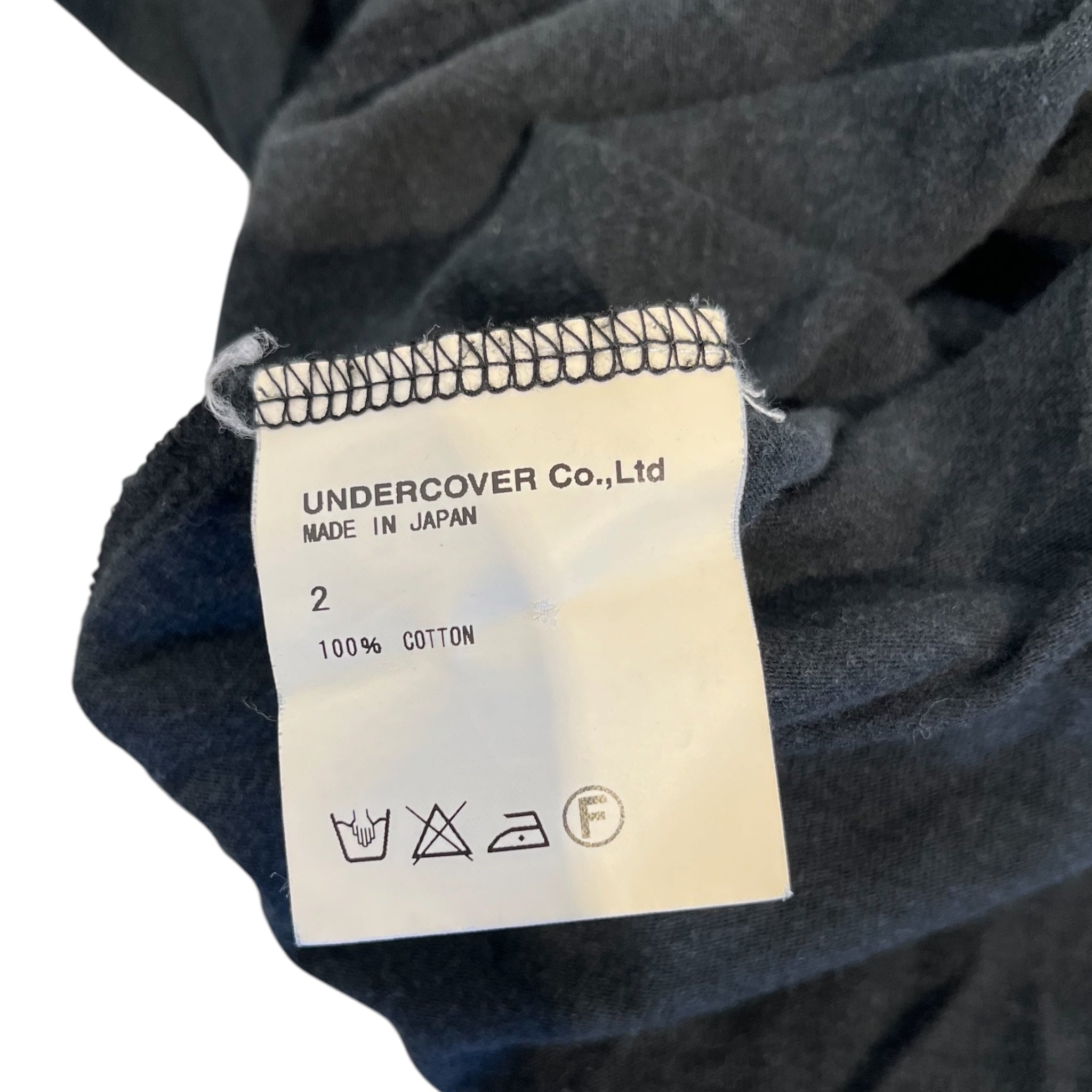 UNDERCOVER/T-Shirt/2/Cotton/BLK/GURUGURU TEE BLK view 4