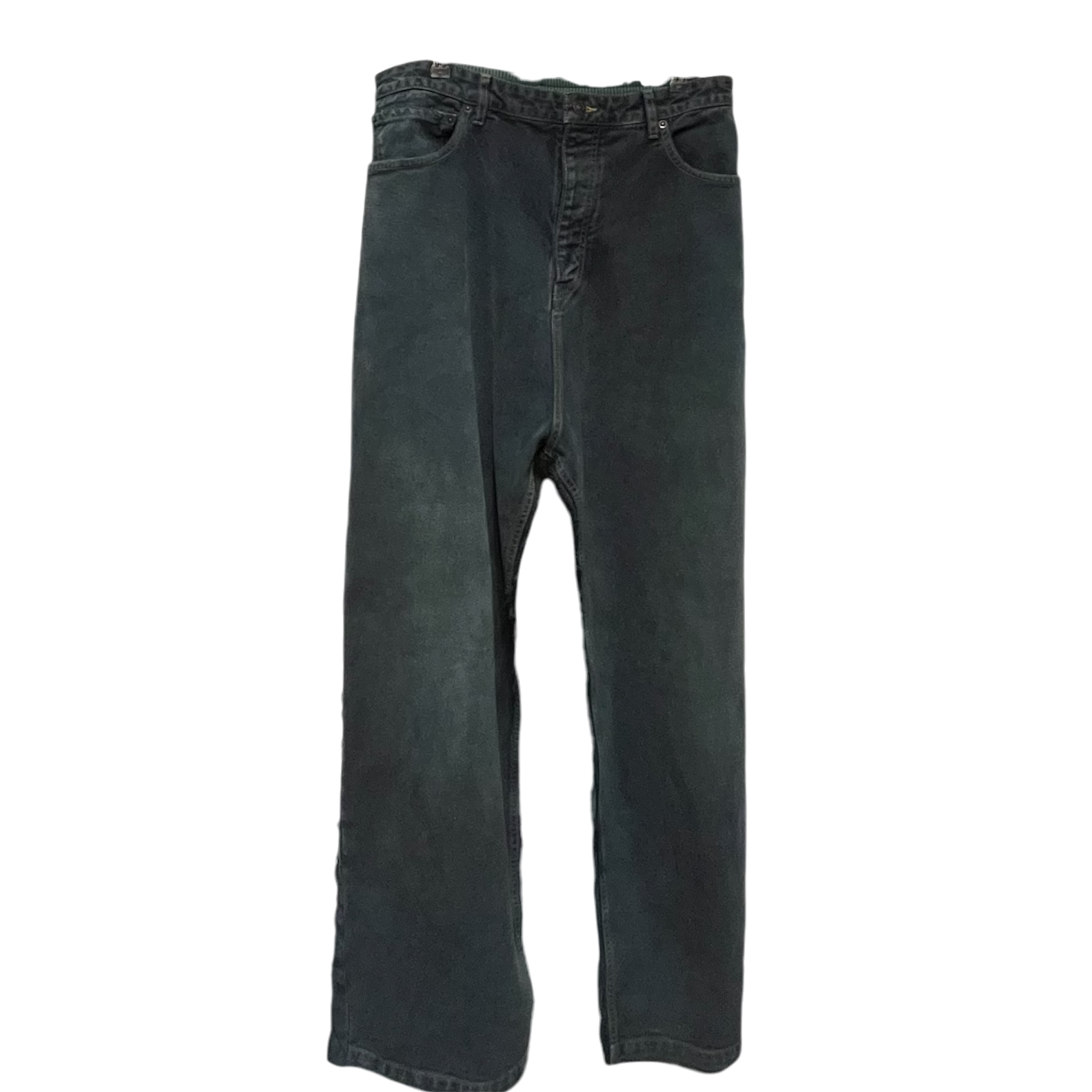 BALENCIAGA/Straight Pants/L/Cotton/BLU/hybrid view 1