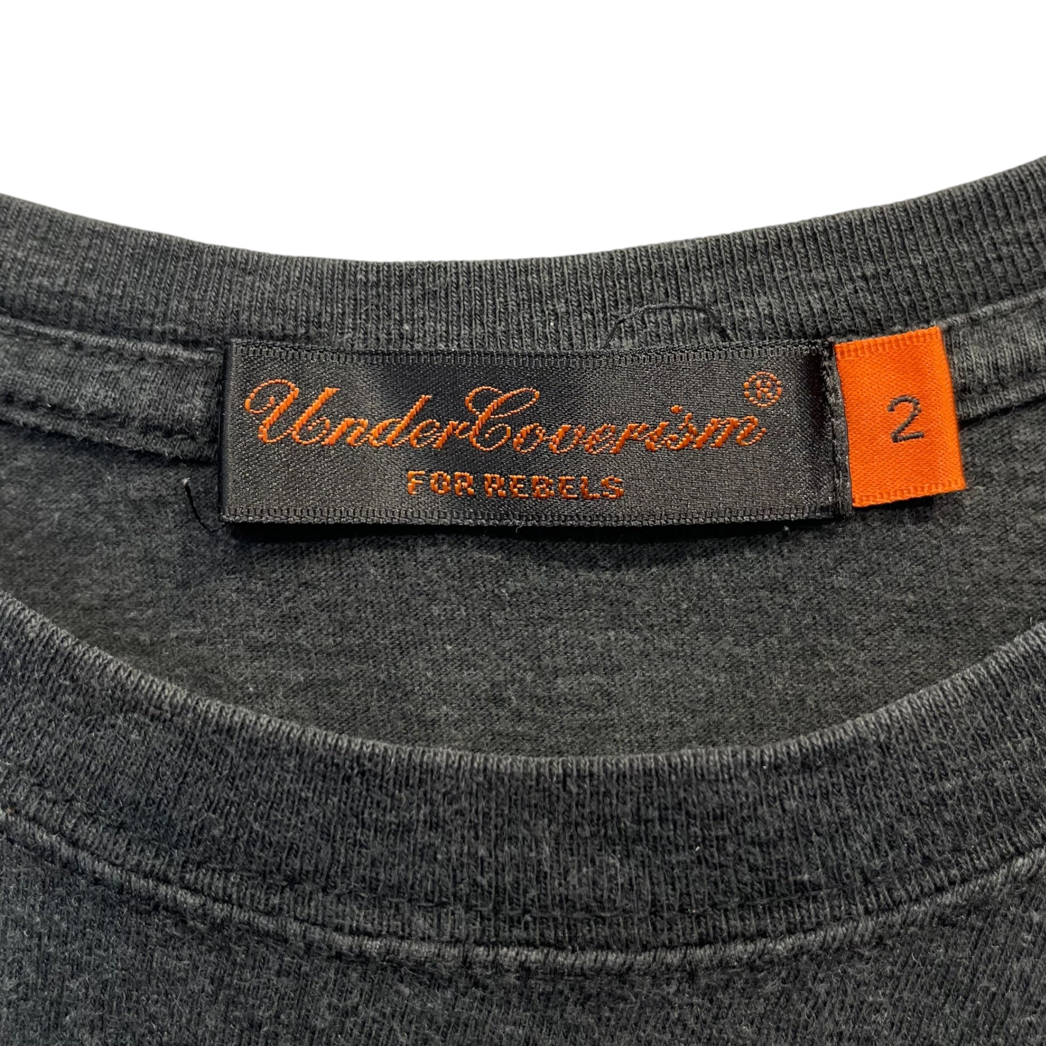 UNDERCOVER/T-Shirt/2/Cotton/BLK/GURUGURU TEE BLK view 3