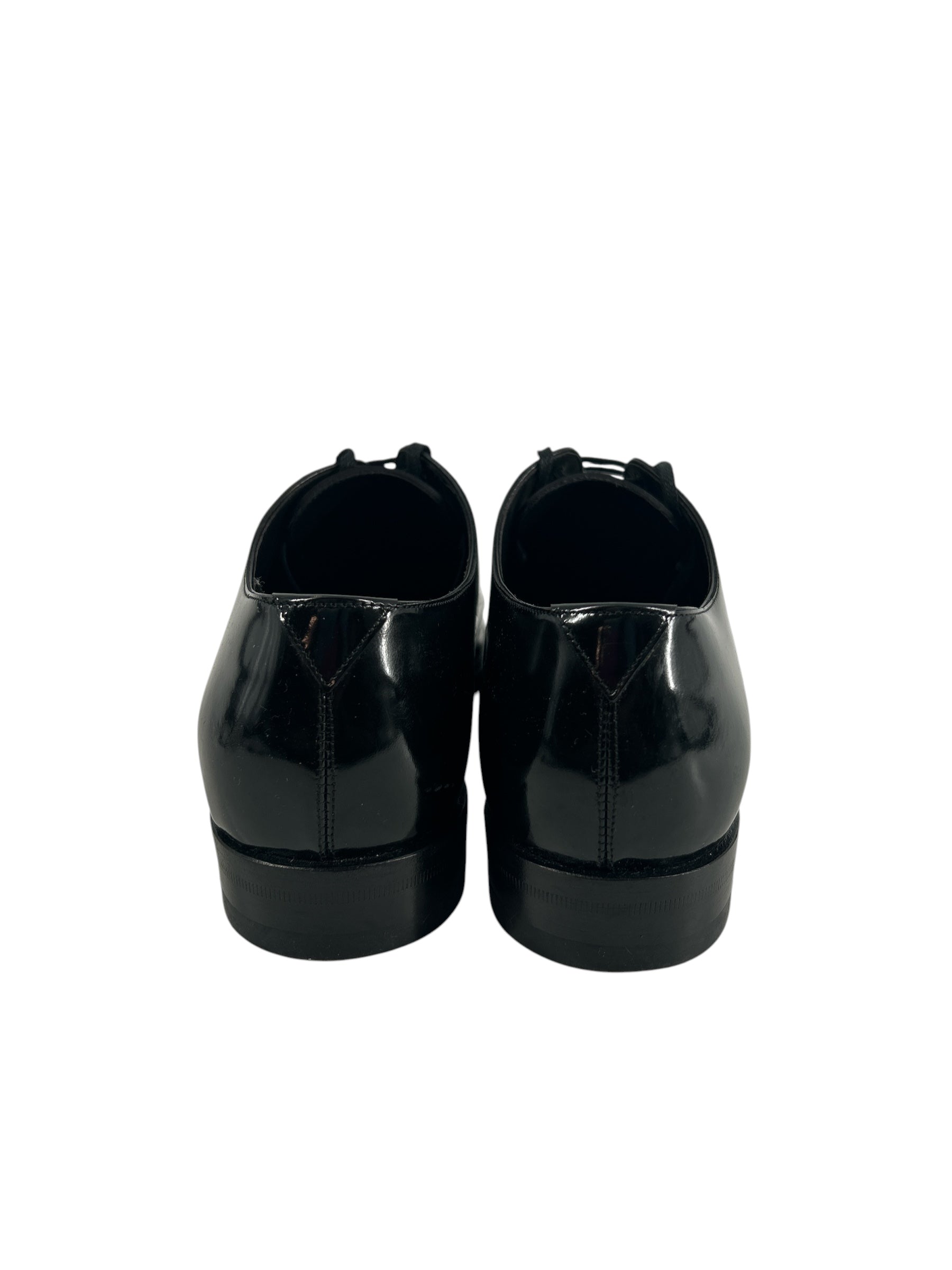 SAINT LAURENT/Dress Shoes/EU 37.5/BLK/R0 51135 PATENT LACE UP view 5