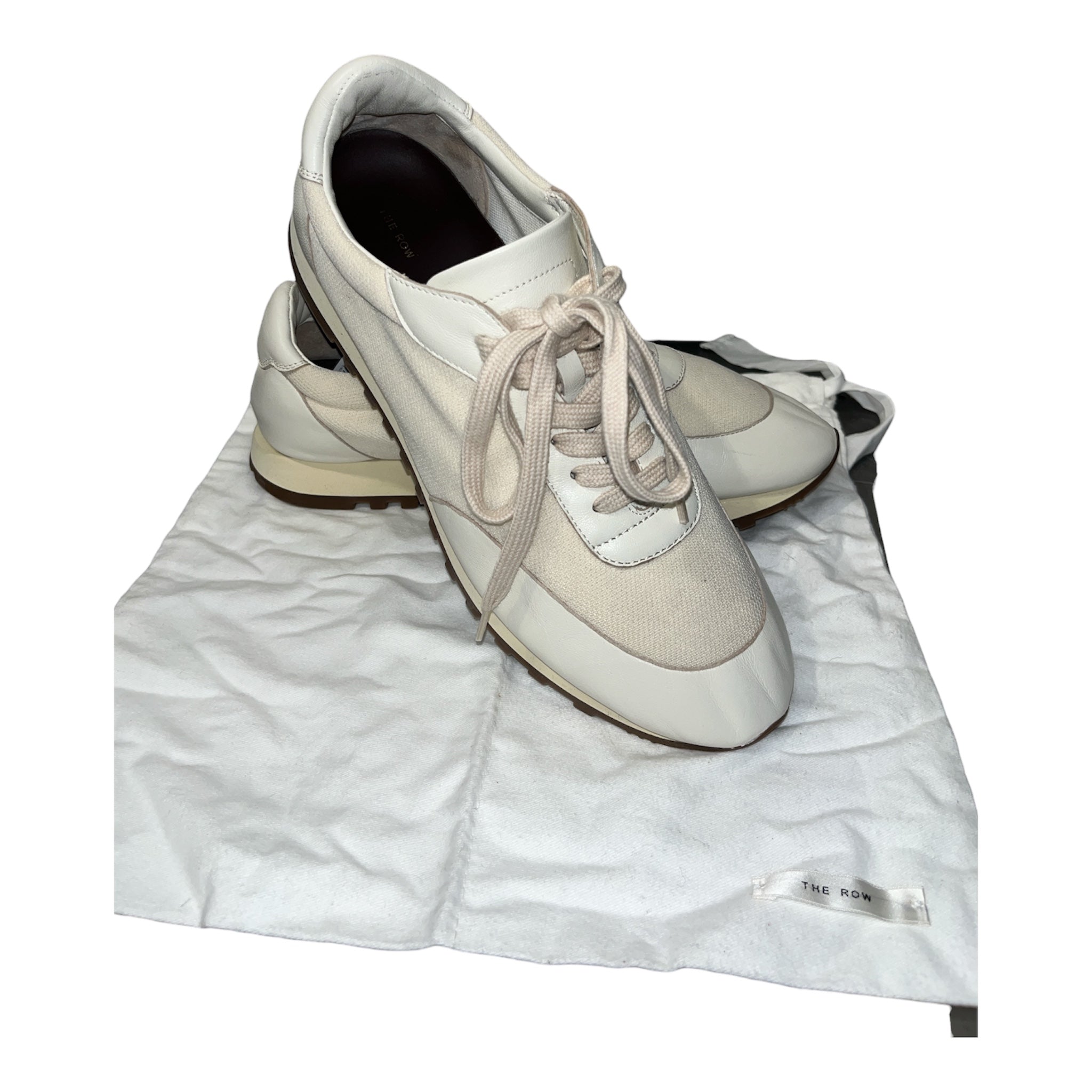 THE ROW/Low-Sneakers/EU 41/Leather/CRM/OWEN RUNNER view 4