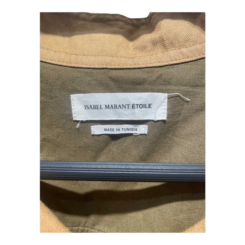 ISABEL MARANT ETOILE/Jacket/38/Linen/BEG/100% linen no1501