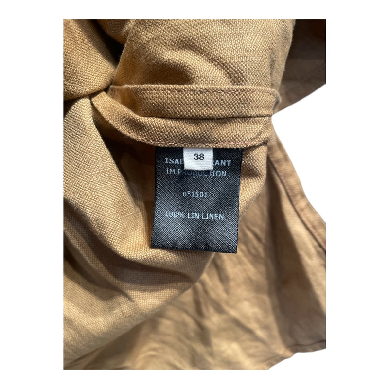 ISABEL MARANT ETOILE/Jacket/38/Linen/BEG/100% linen no1501