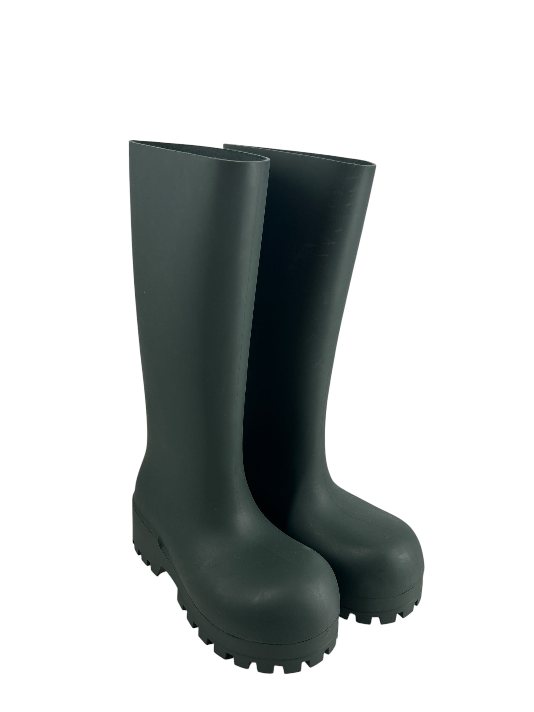 BALENCIAGA/Rain Boots/EU 39/GRN/Knee-high/STEROID RAIN BOOT view 1