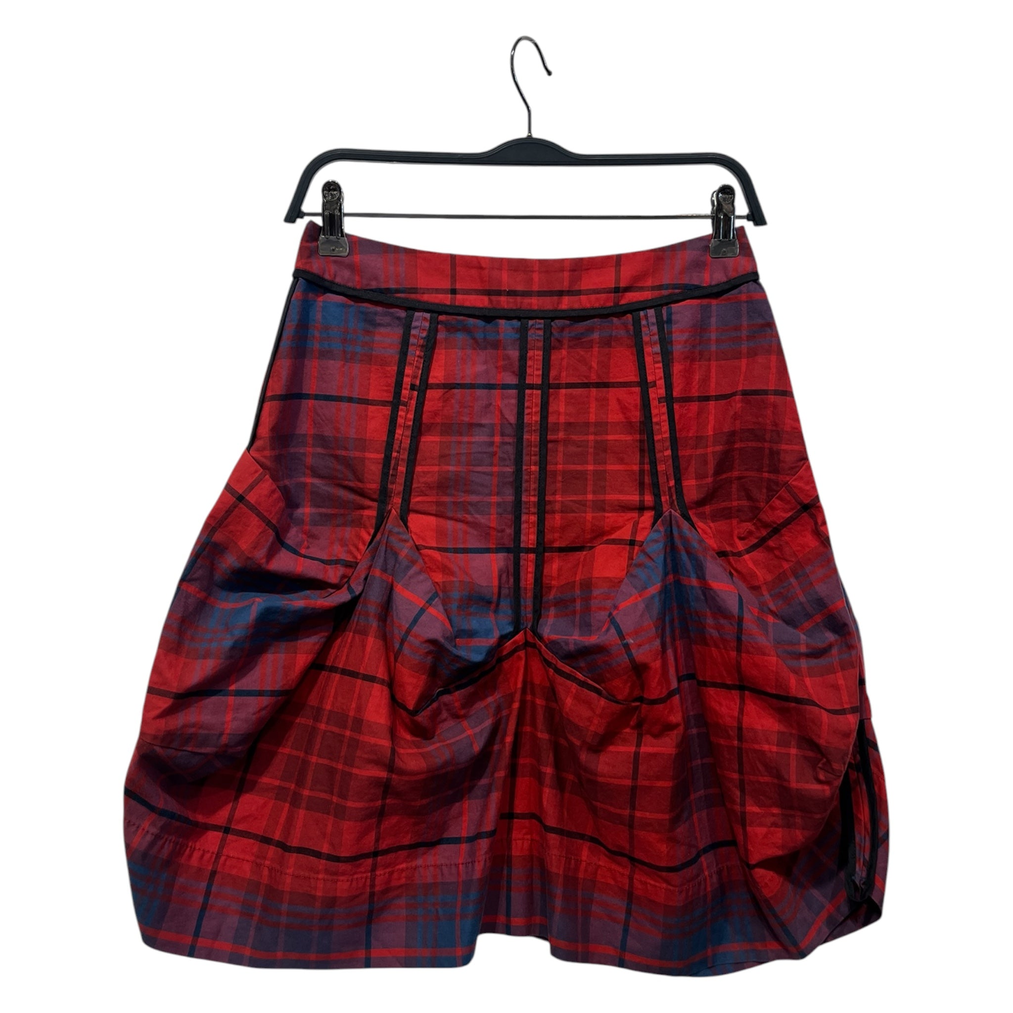 Vivienne Westwood RED LABEL/Skirt/2/Plaid/Cotton/RED/Midi Length/Tartan Bud Silhoutte view 1