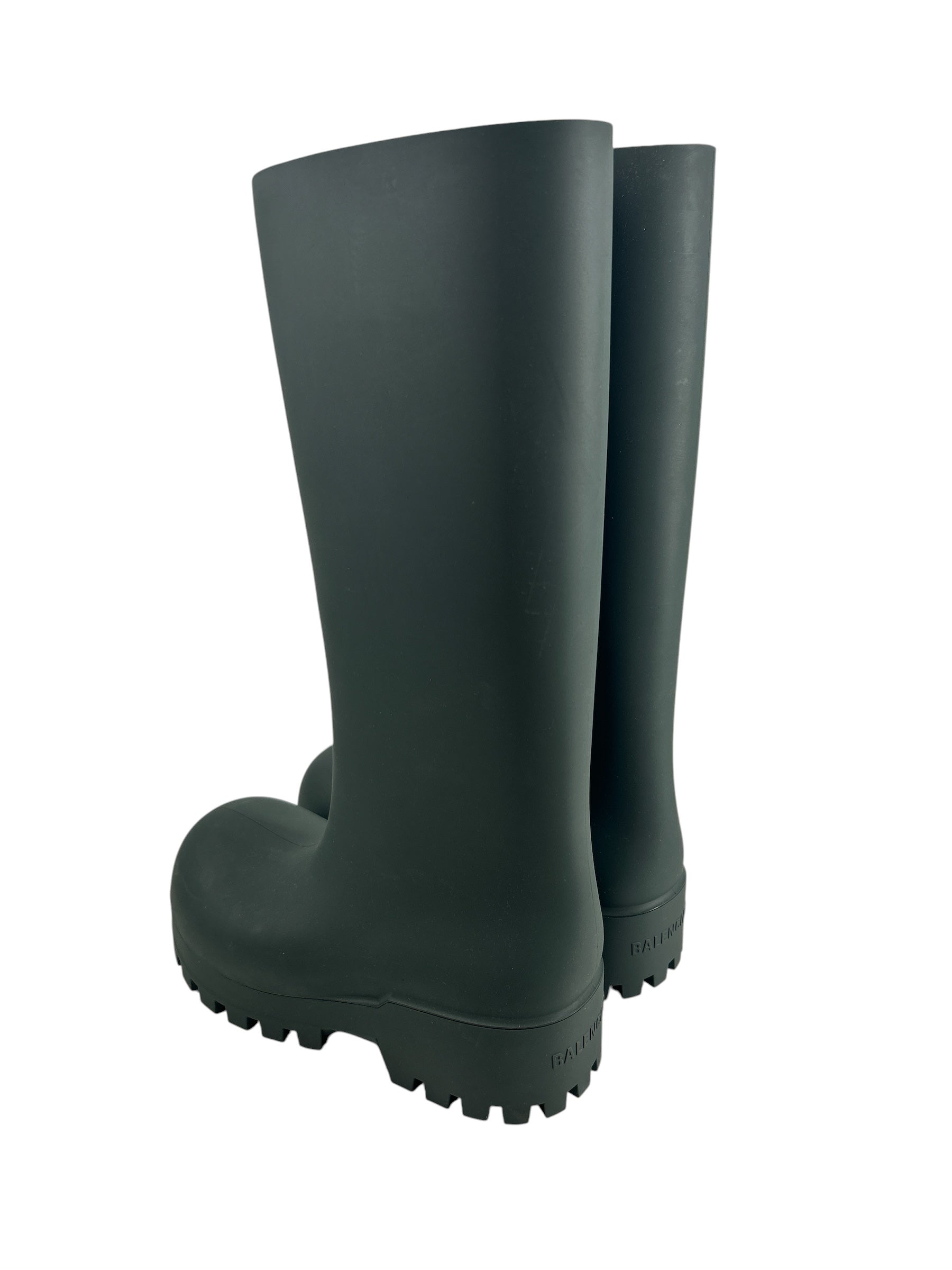 BALENCIAGA/Rain Boots/EU 39/GRN/Knee-high/STEROID RAIN BOOT view 2