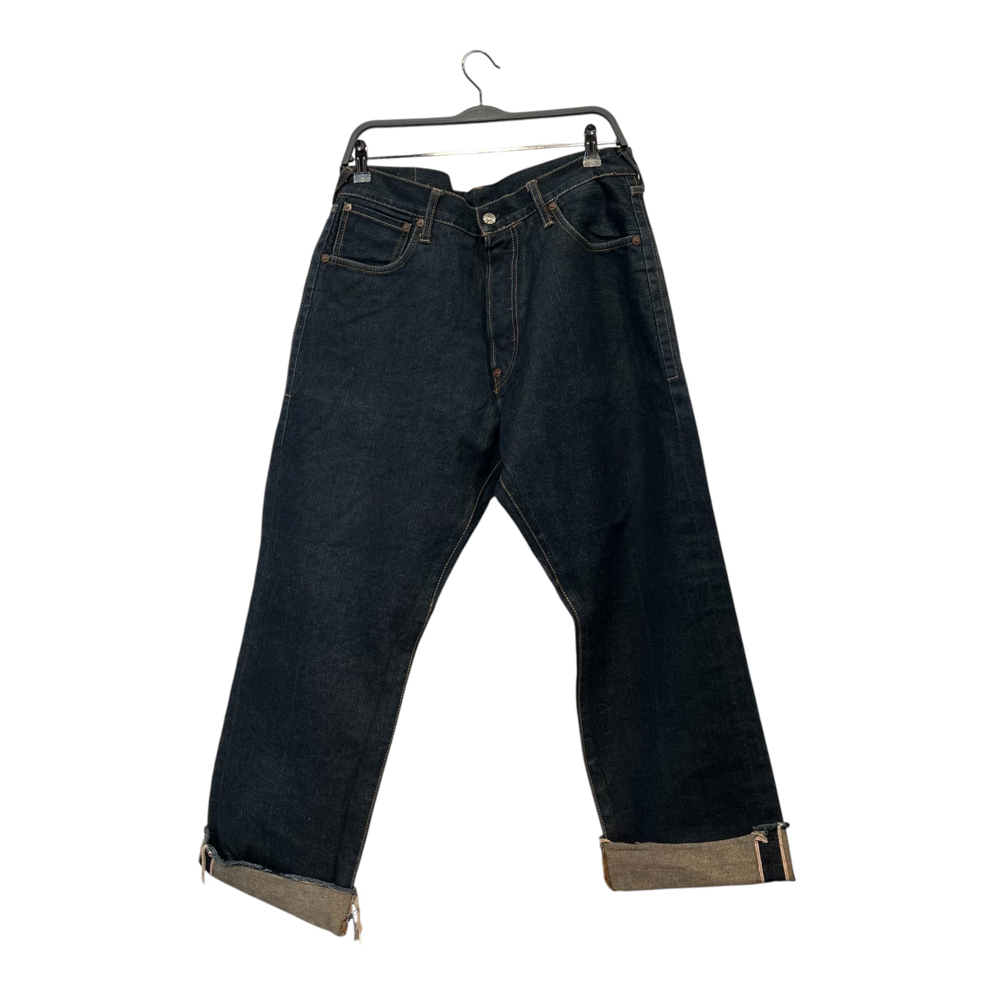 EVISU/Straight Pants/36/Denim/IDG/evisu red stich logo jeans view 1