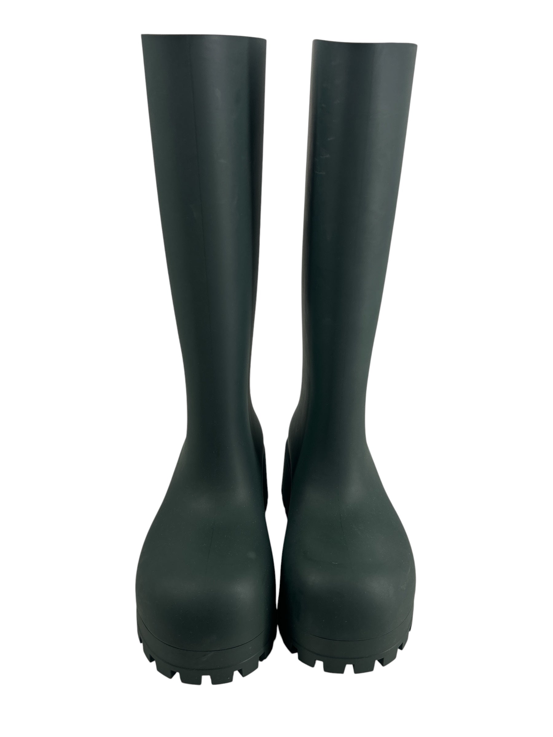 BALENCIAGA/Rain Boots/EU 39/GRN/Knee-high/STEROID RAIN BOOT view 4