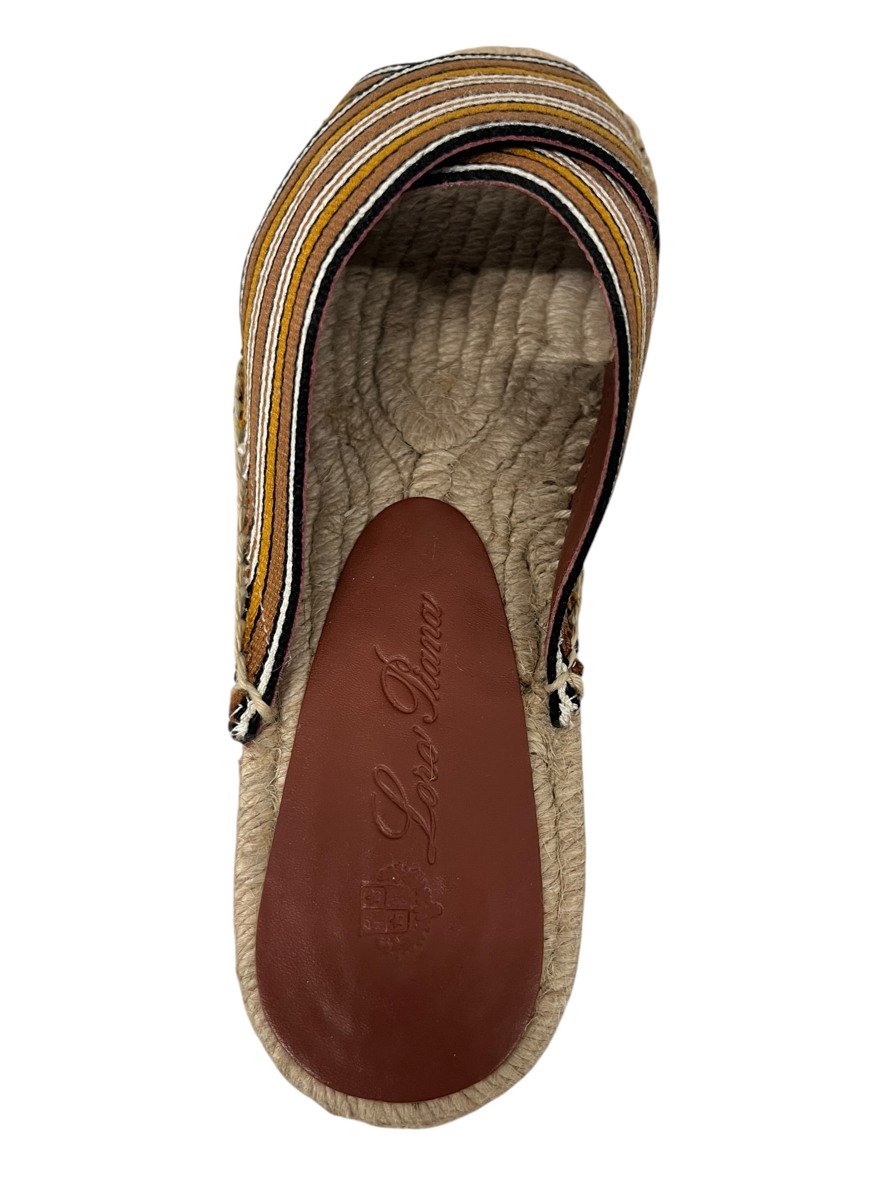 Loro Piana/Sandals/EU 36/Stripe/Nylon/BEG/ view 3