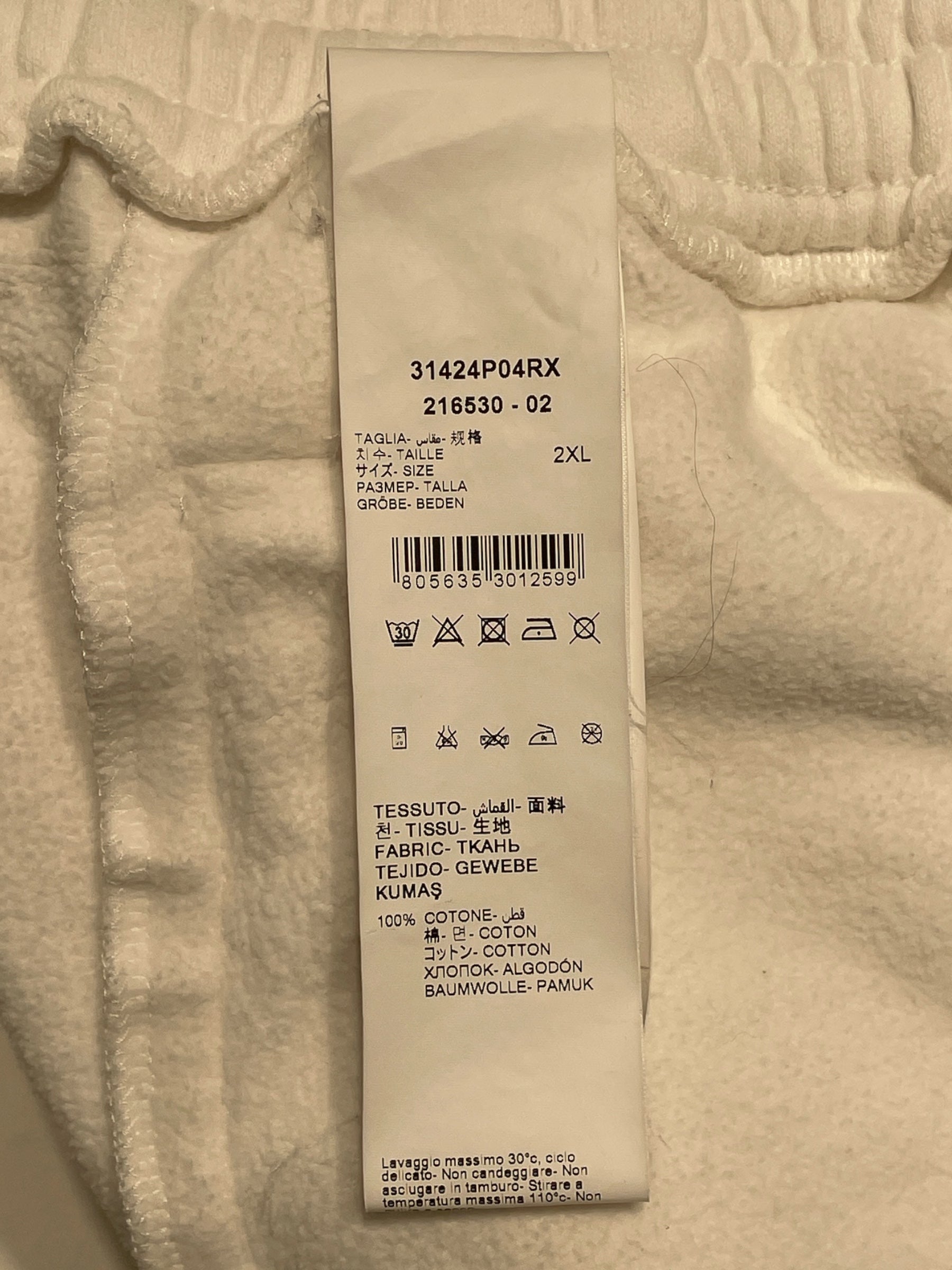 424(FourTwoFour)/Straight Pants/XL/Cotton/WHT/ view 4