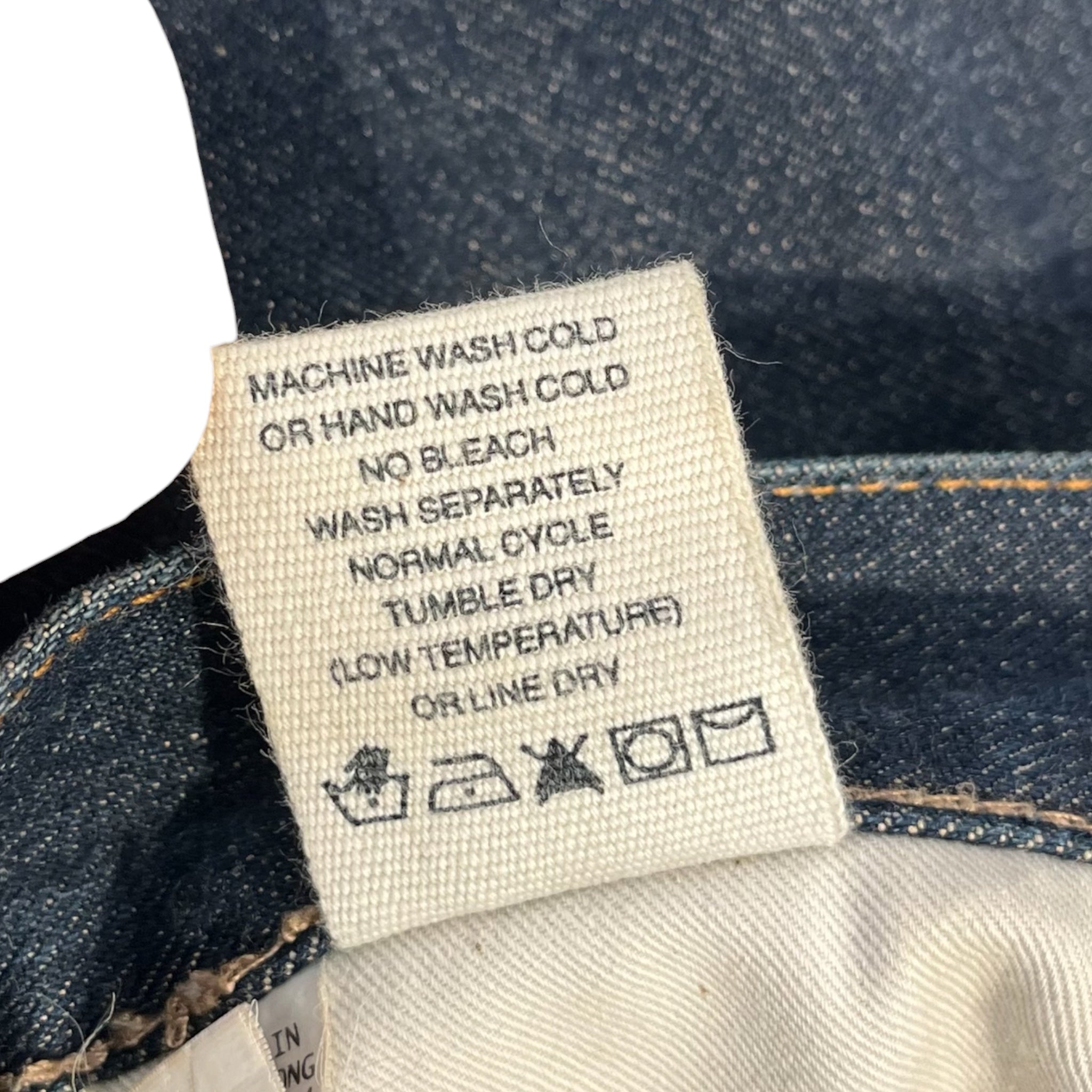 EVISU/Straight Pants/36/Denim/IDG/evisu red stich logo jeans view 4