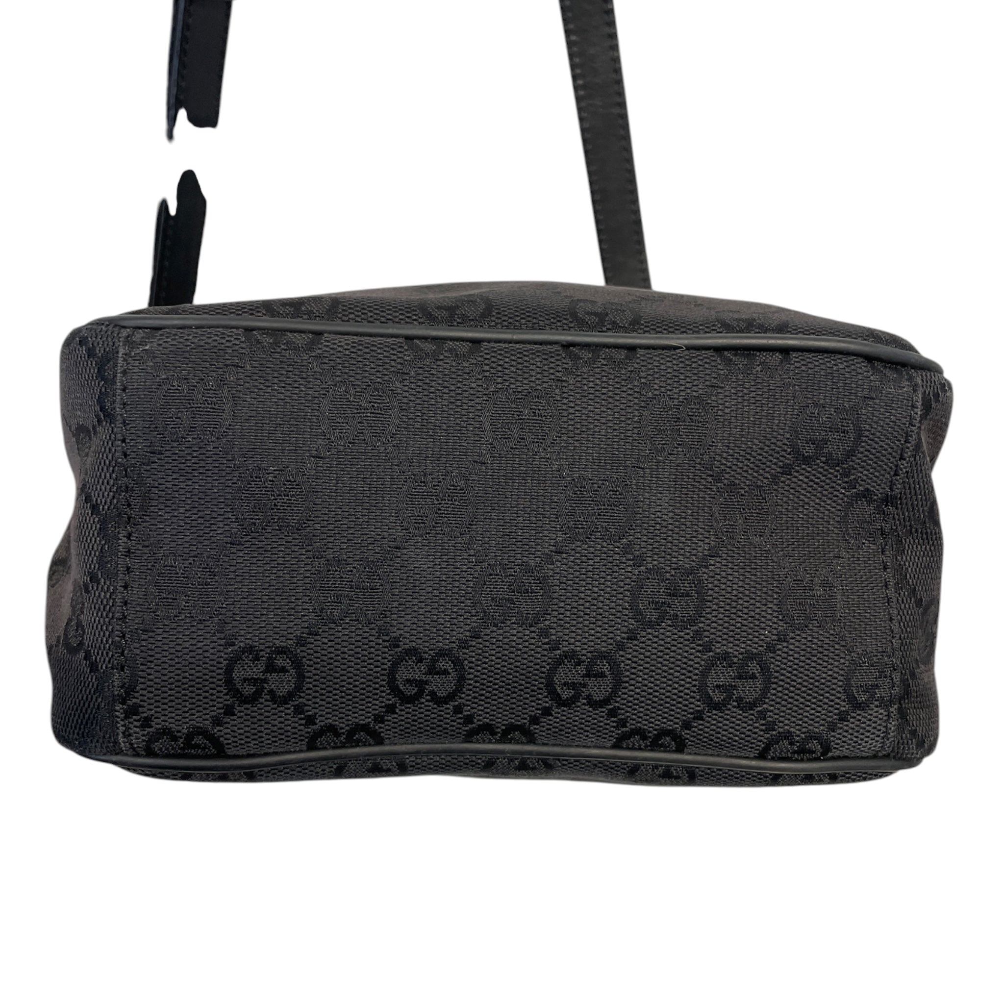 GUCCI/Cross Body Bag/Monogram/Cotton/BLK/92VBJ3Y view 4