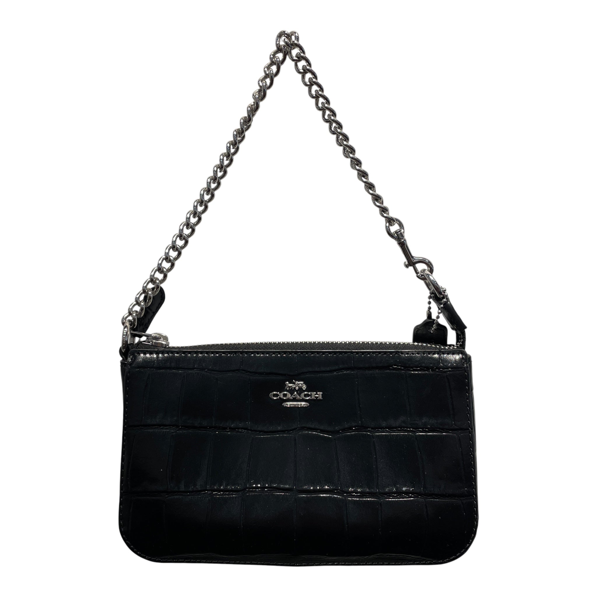 COACH/Hand Bag/Animal Pattern/Leather/BLK/NOLITA 19 view 1