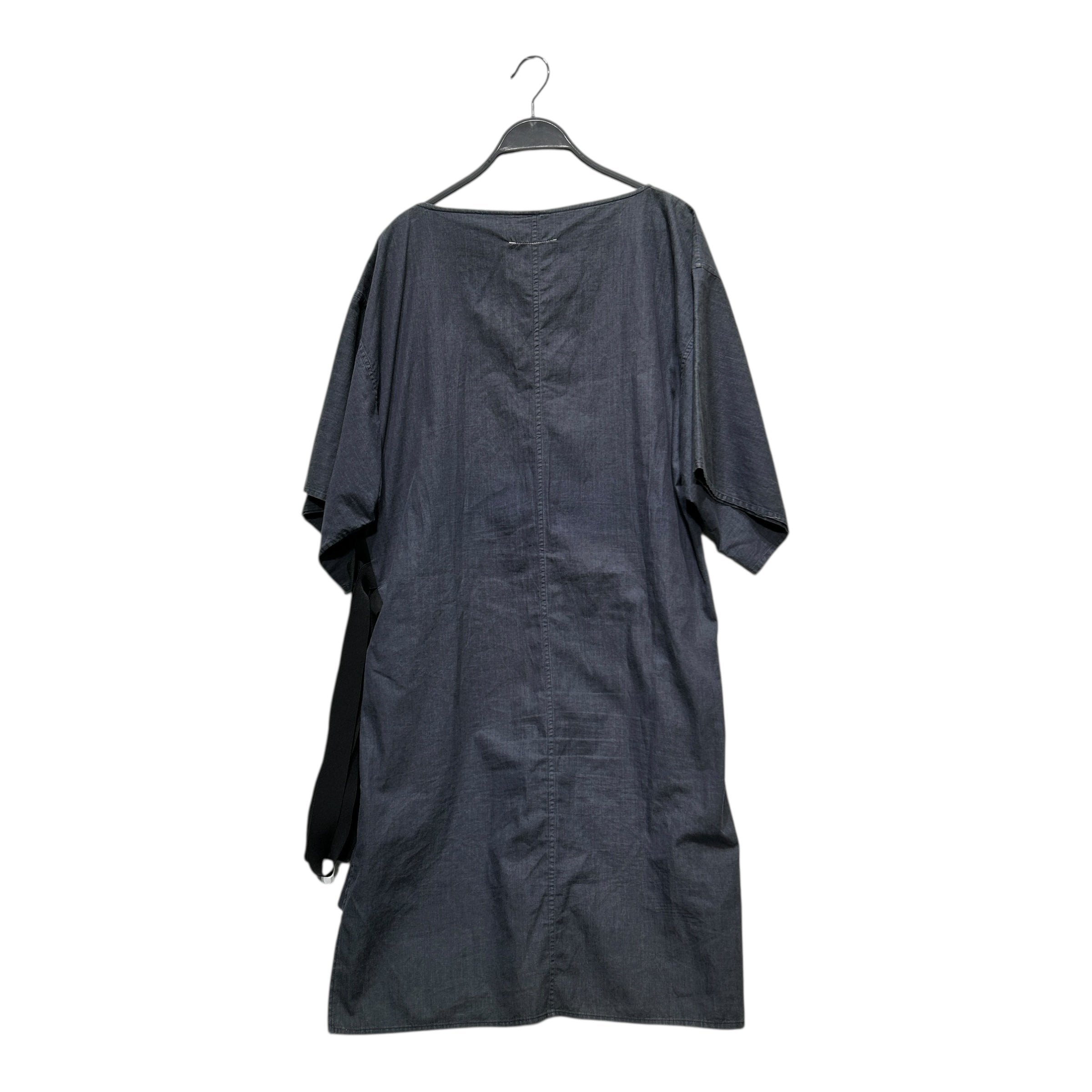 MM6/SS Dress/38/Cotton/IDG/SLIT ARMPIT BLK ELASTIC BELT view 2
