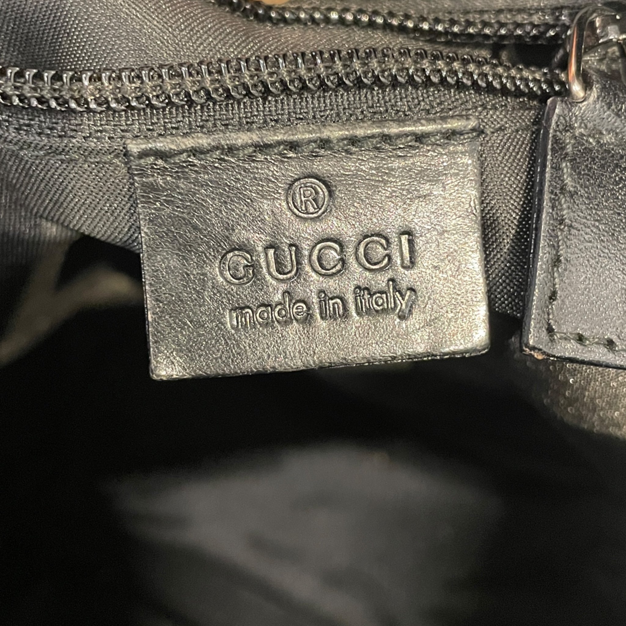 GUCCI/Cross Body Bag/Monogram/Cotton/BLK/92VBJ3Y view 6