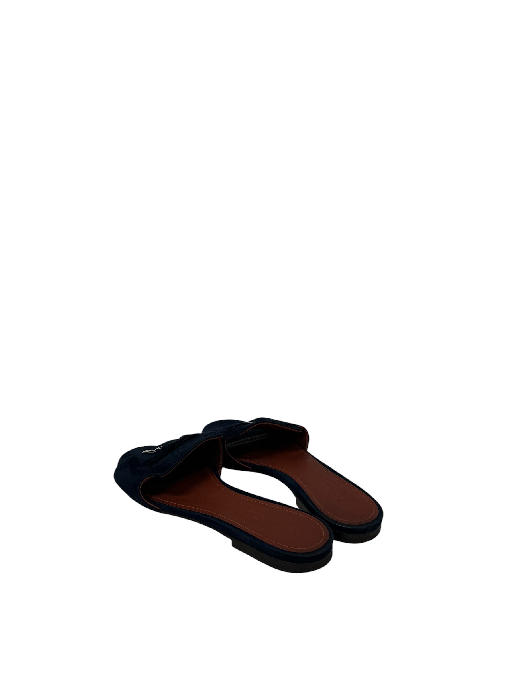 Loro Piana/Sandals/EU 39/Suede/NVY/Open-Toe/SUMMER CHARM MULES view 2