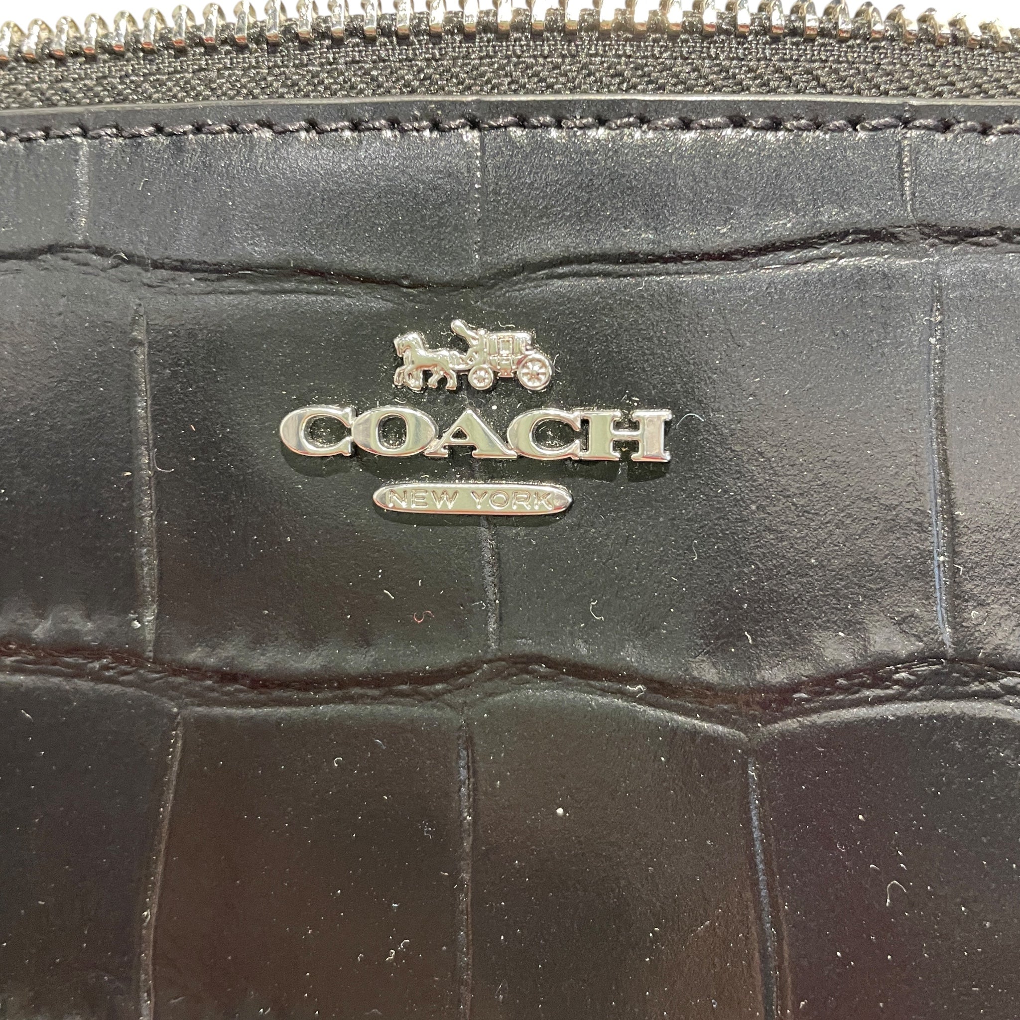 COACH/Hand Bag/Animal Pattern/Leather/BLK/NOLITA 19 view 6