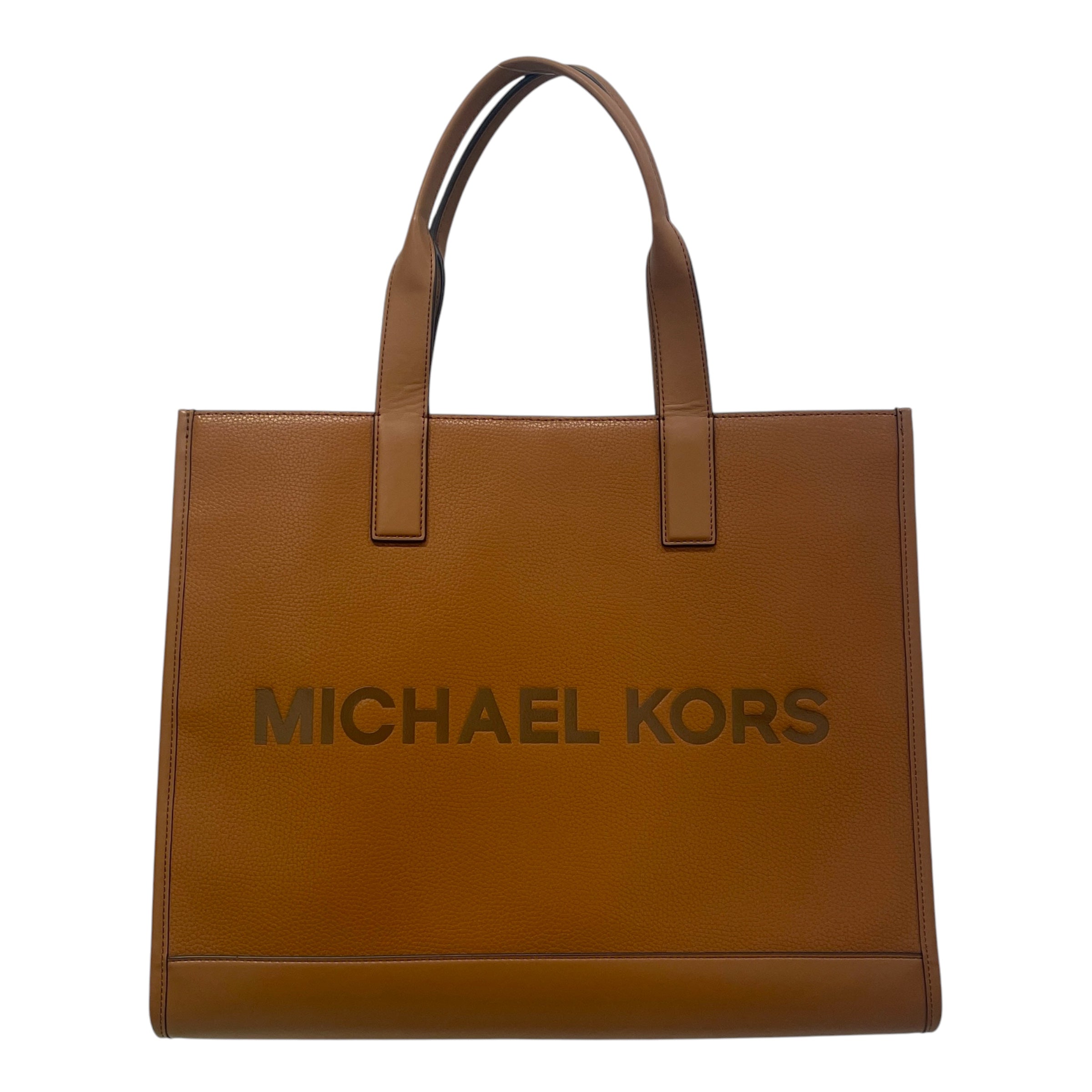 MICHAEL KORS/Tote Bag/Leather/BRW/Cooper Logo view 1