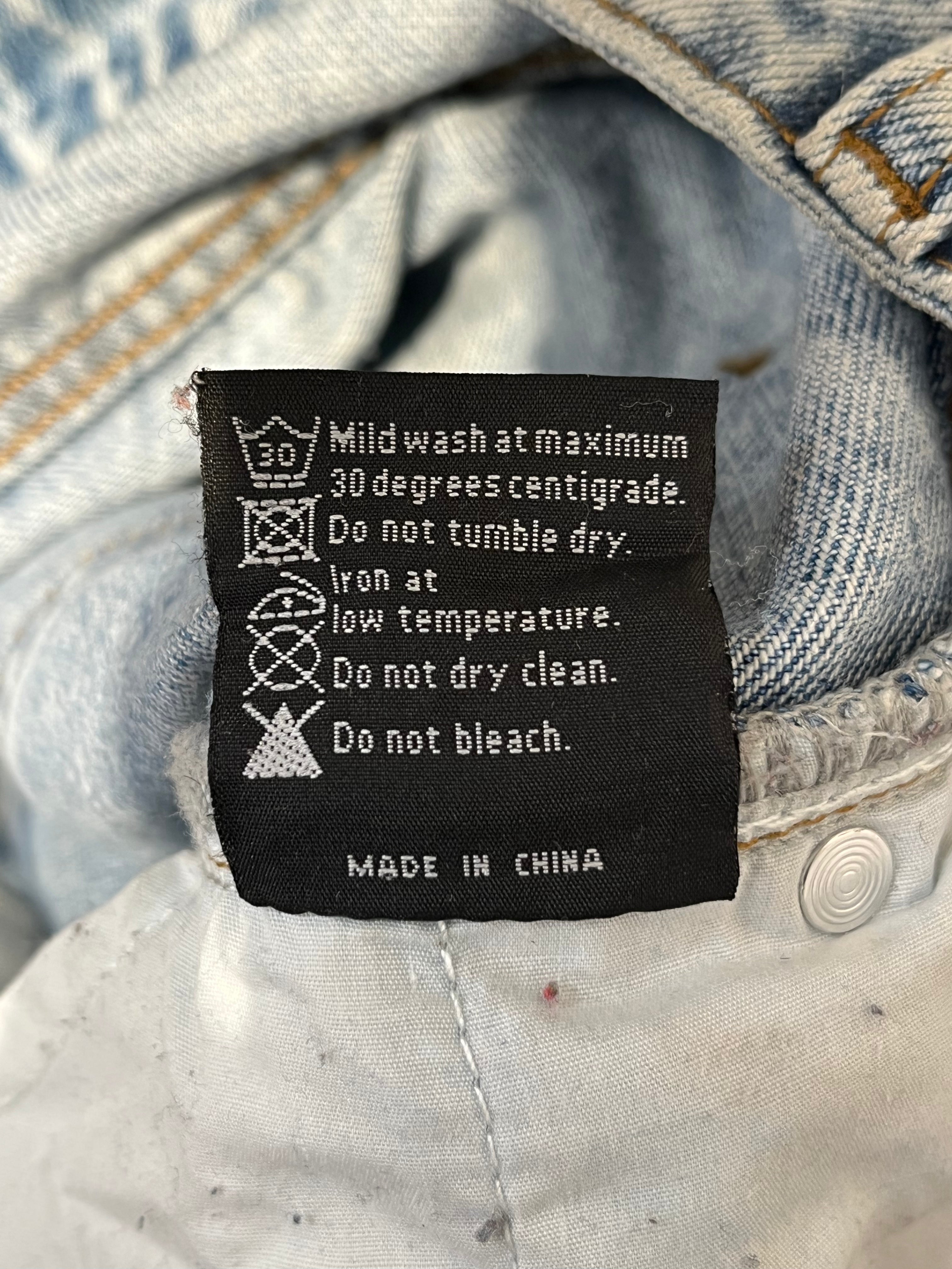 PALACE/Denim Jkt/XL/Cotton/IDG/Double Breasted/All Over Print/RN150137 double denim jkt view 6