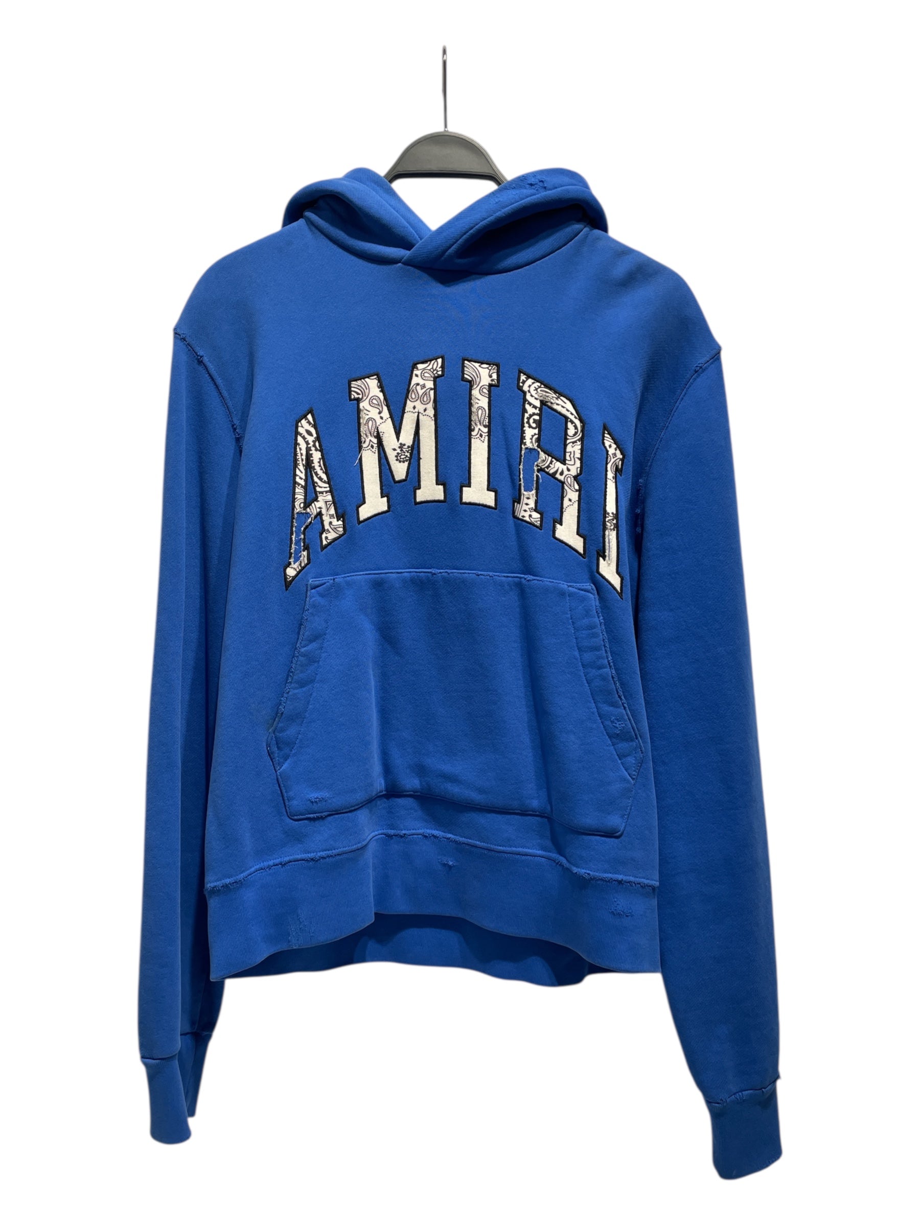 AMIRI/Hoodie/S/Cotton/BLU/Bandana Logo Hoodie view 1