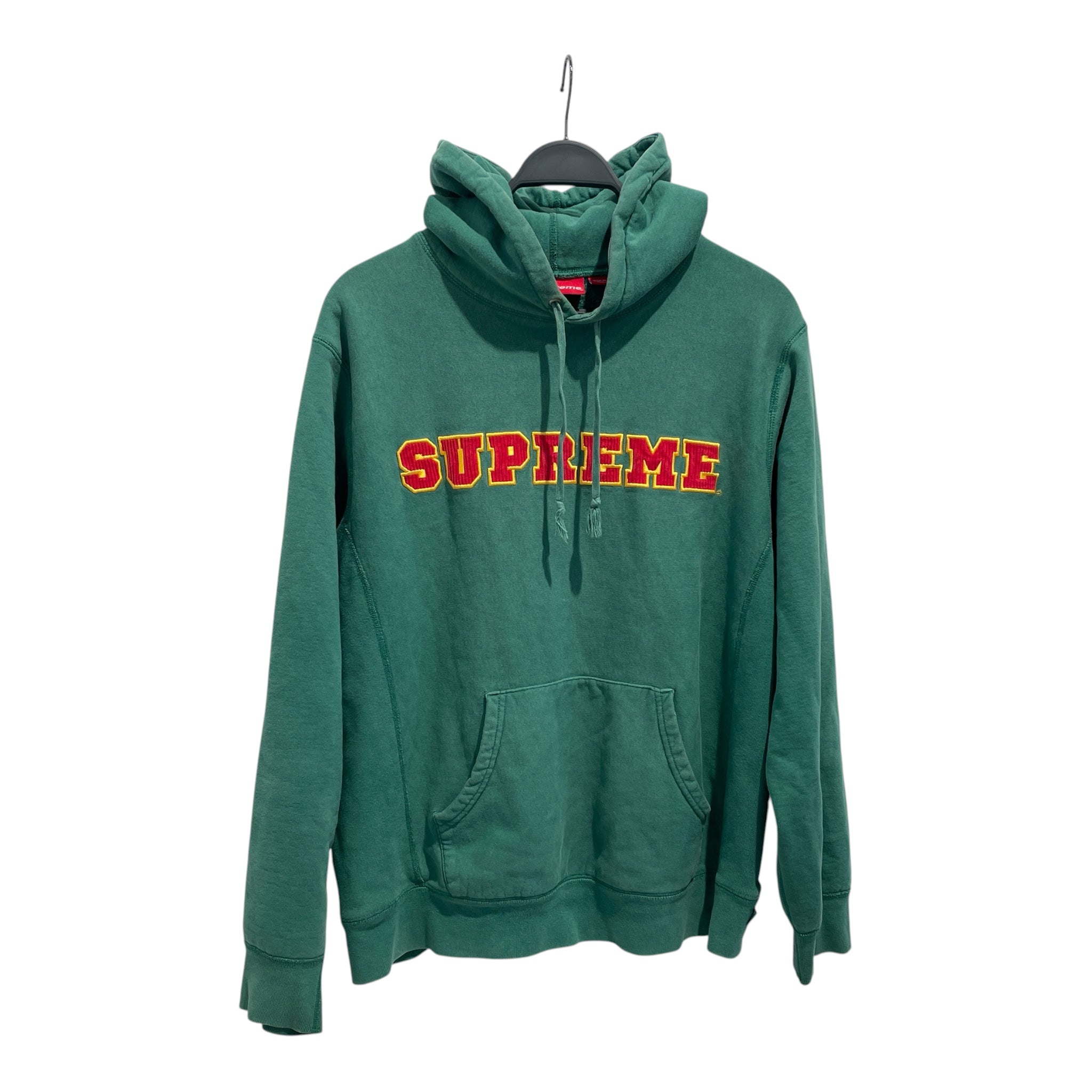 Supreme/Hoodie/L/Cotton/GRN/COLLEGIATE SUPREME view 1