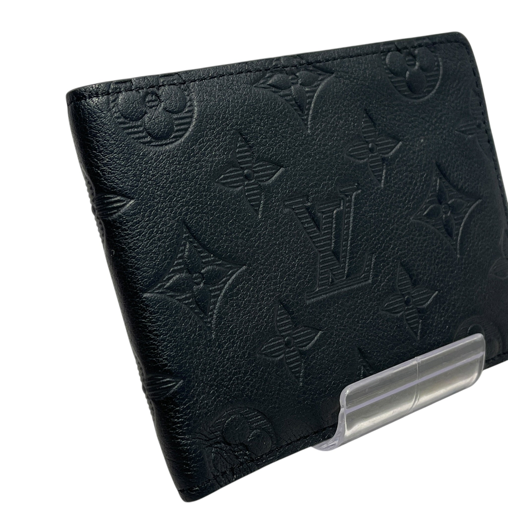 LOUIS VUITTON/Bifold Wallet/Monogram/Leather/BLK/MULTIPLE MONOGRAM SHADOW view 6