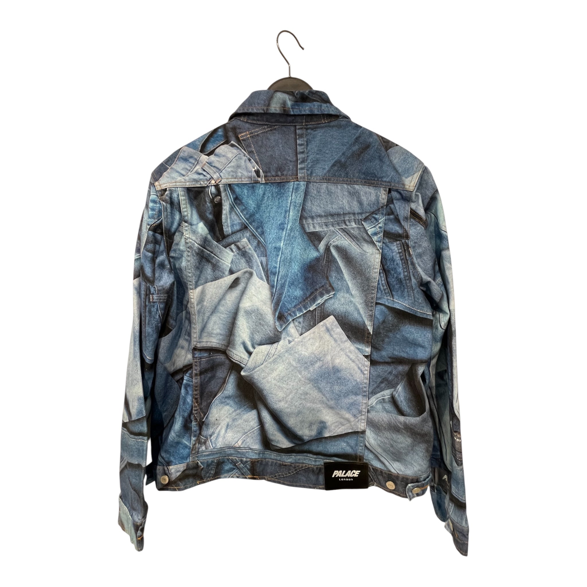 PALACE/Denim Jkt/XL/Cotton/IDG/Double Breasted/All Over Print/RN150137 double denim jkt view 2