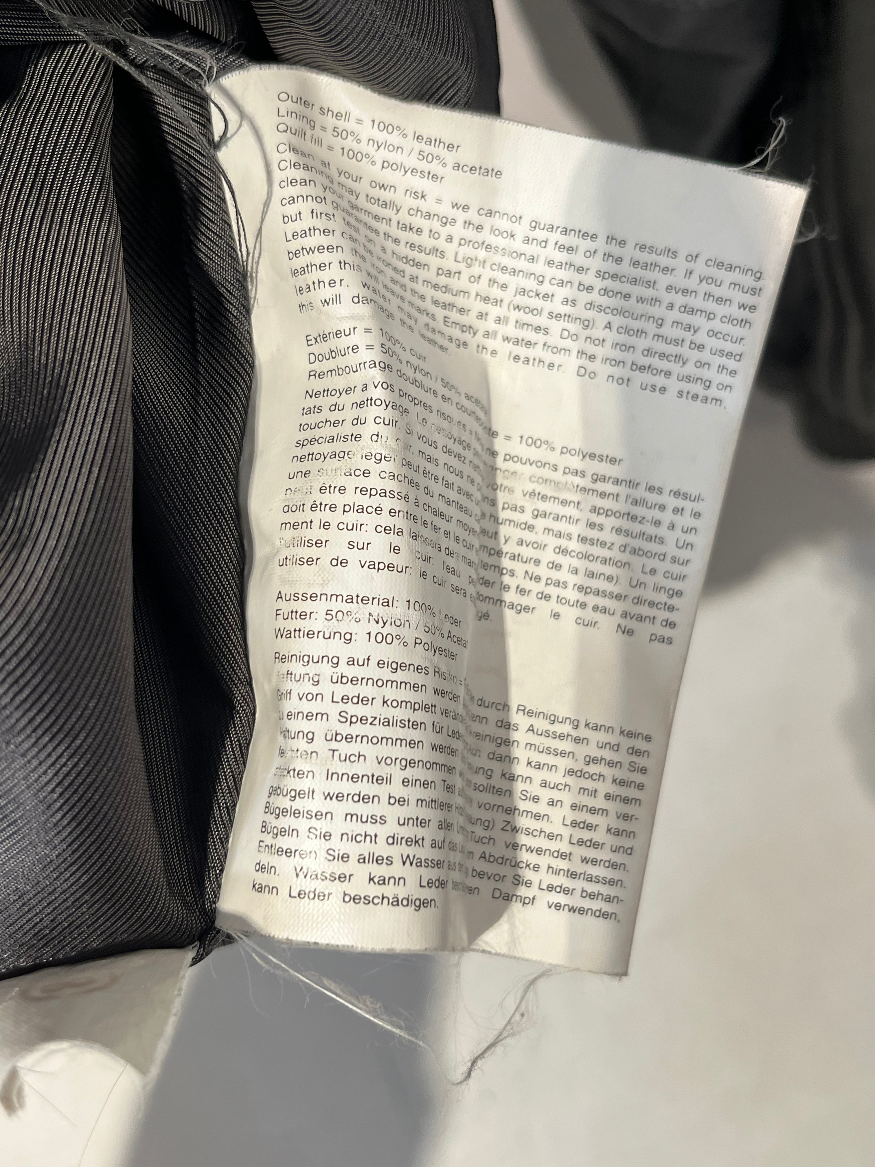 Pelle Pelle/Leather Jkt/52/Leather/GRY/PLAIN GREY view 4