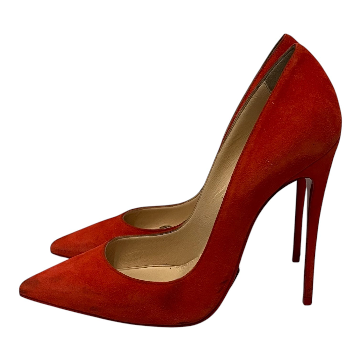 Christian Louboutin/Heels/EU 37/Suede/ORN/katie 120 view 2