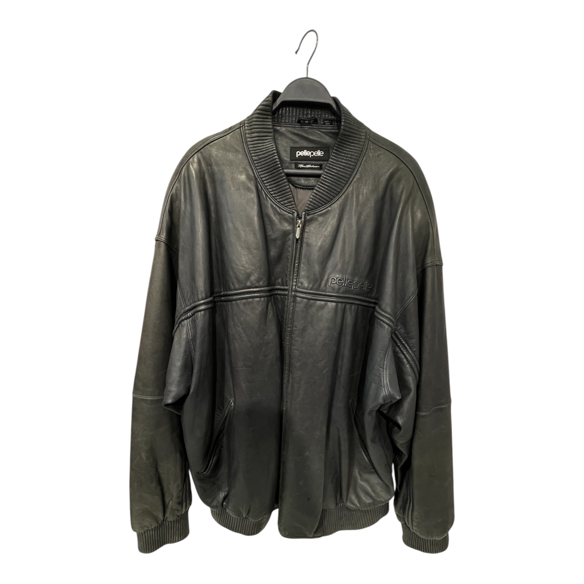 Pelle Pelle/Leather Jkt/52/Leather/GRY/PLAIN GREY view 1