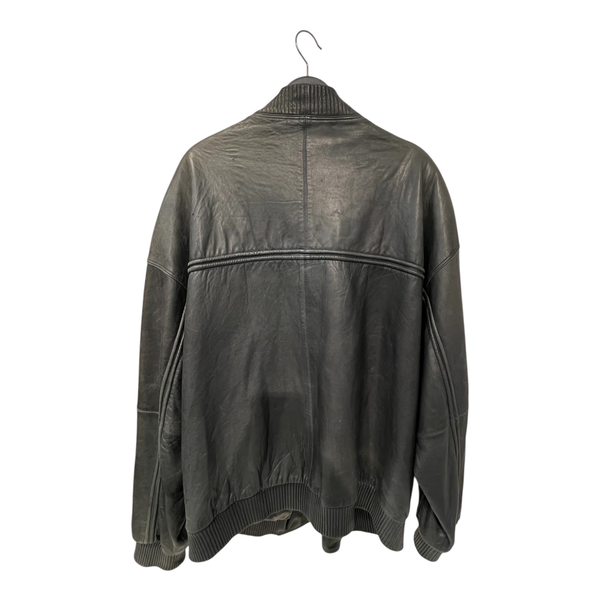 Pelle Pelle/Leather Jkt/52/Leather/GRY/PLAIN GREY view 2