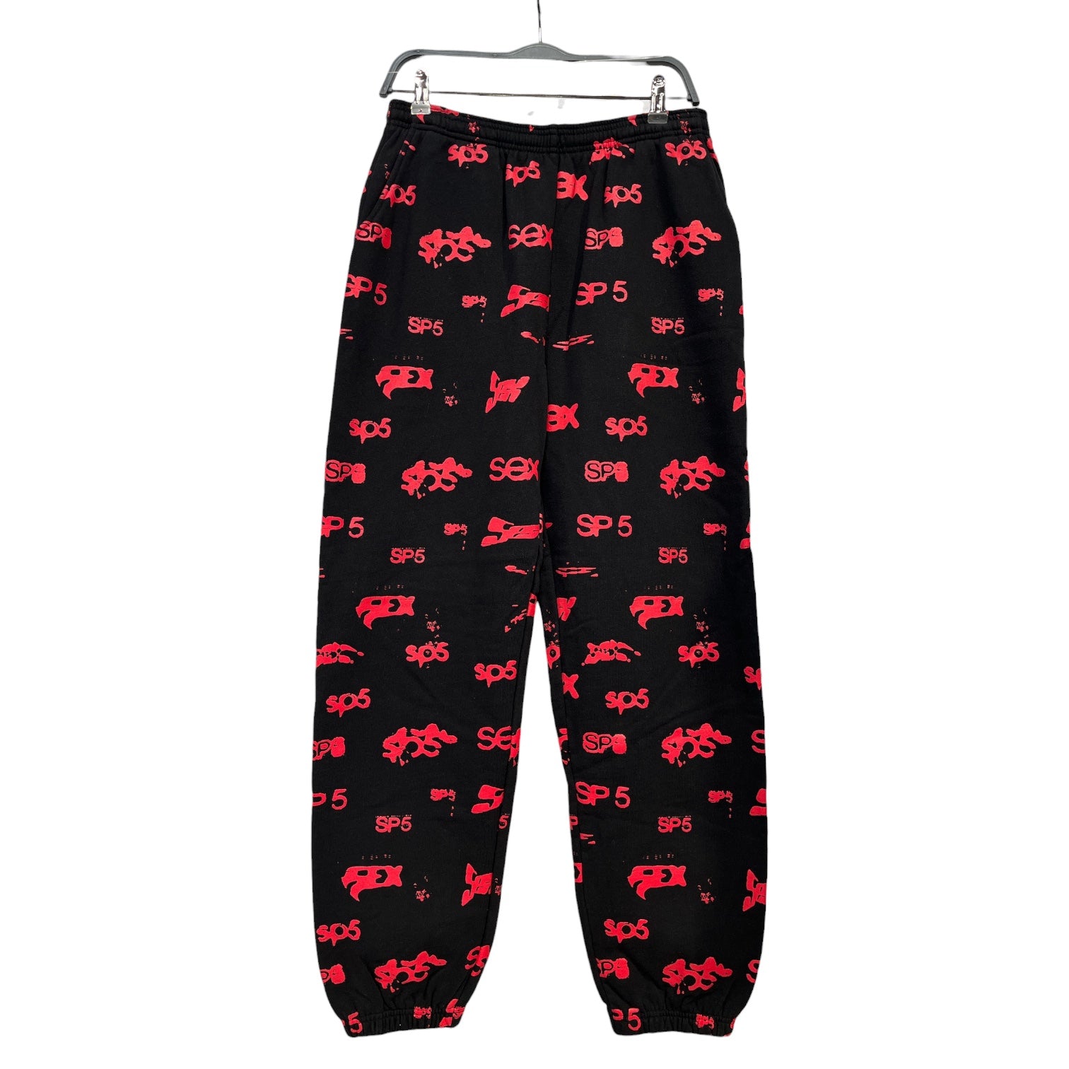 Sp5der/Pants/M/Cotton/BLK/All Over Print/sp5 sex allover print view 1