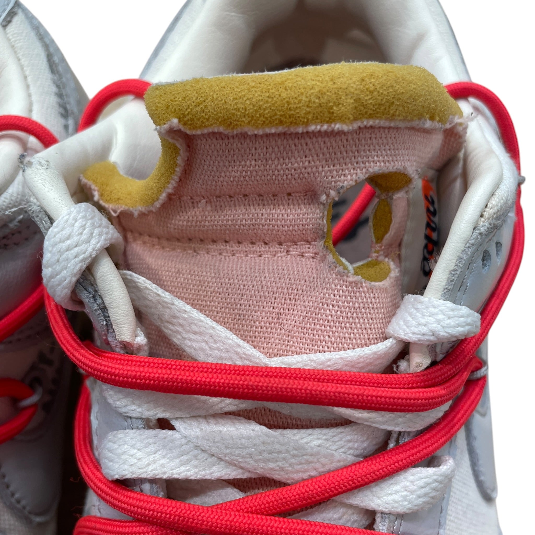 NIKE/OFF-WHITE/Low-Sneakers/US 9/Leather/GRY/DM1602-110 DUNK LOW view 5