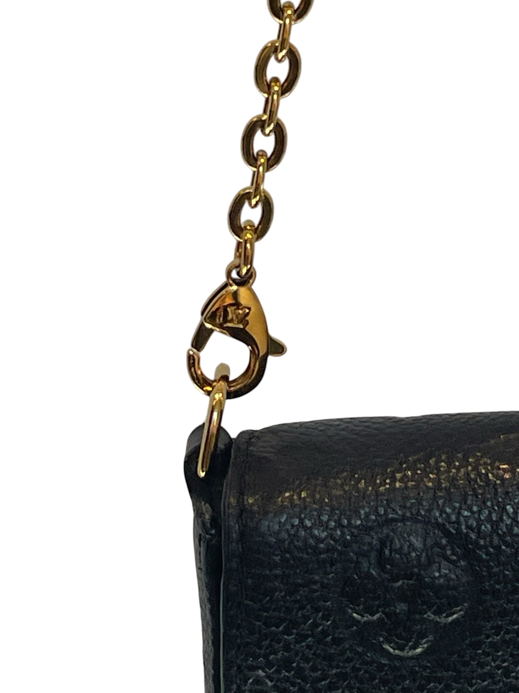 LOUIS VUITTON/Cross Body Bag/Monogram/BLK/FELICIE POCHETTE LV ENVELOPE view 6