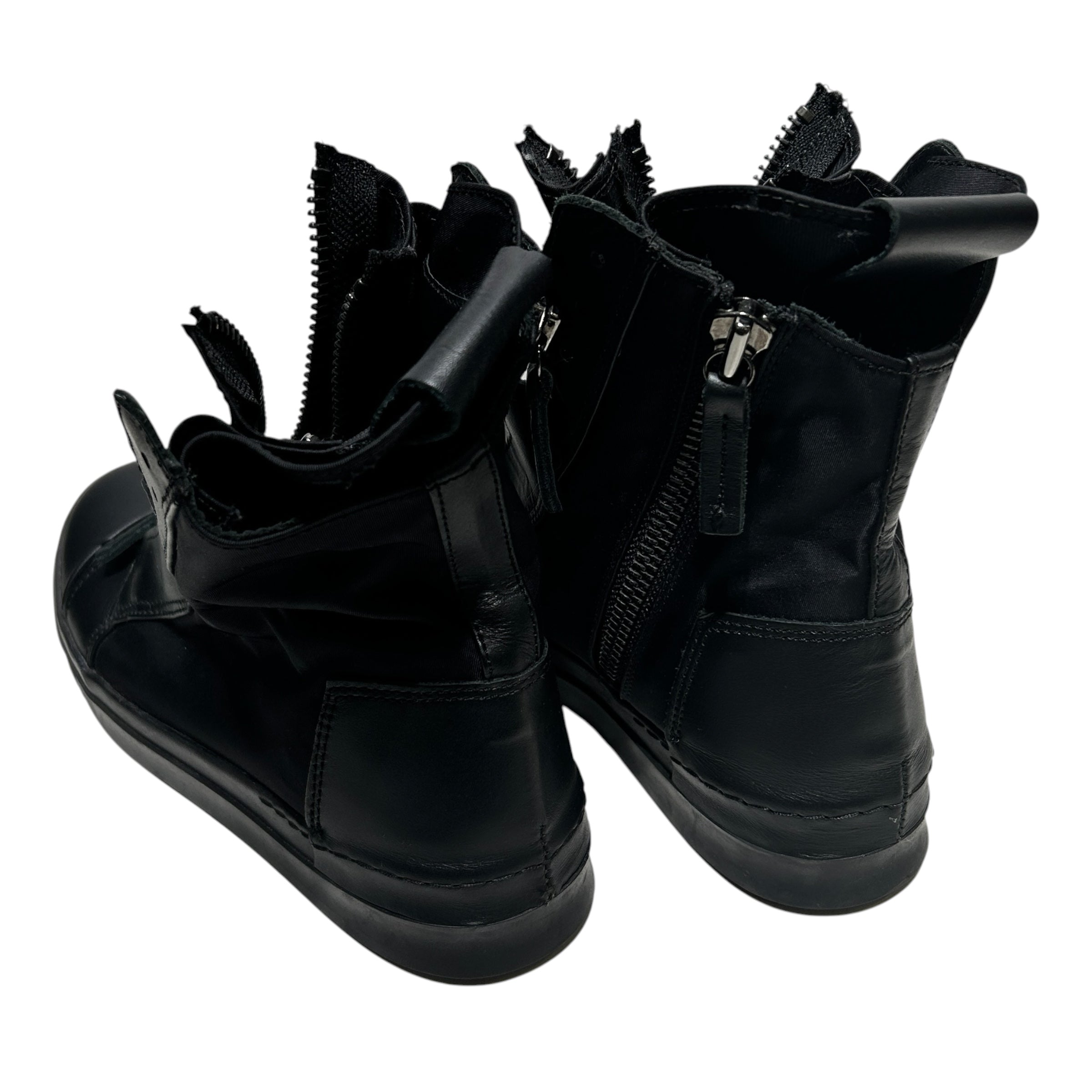 CINZIA ARAIA/Hi-Sneakers/EU 41/BLK/DOUBLE LAYER ZIP view 2