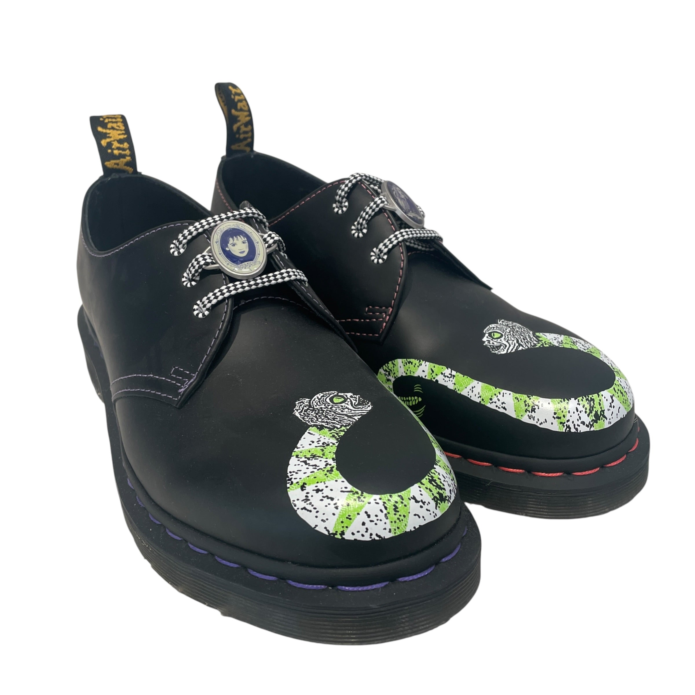 Dr.Martens/Loafers/US 9/Leather/BLK/Beetle Juice Oxford view 1