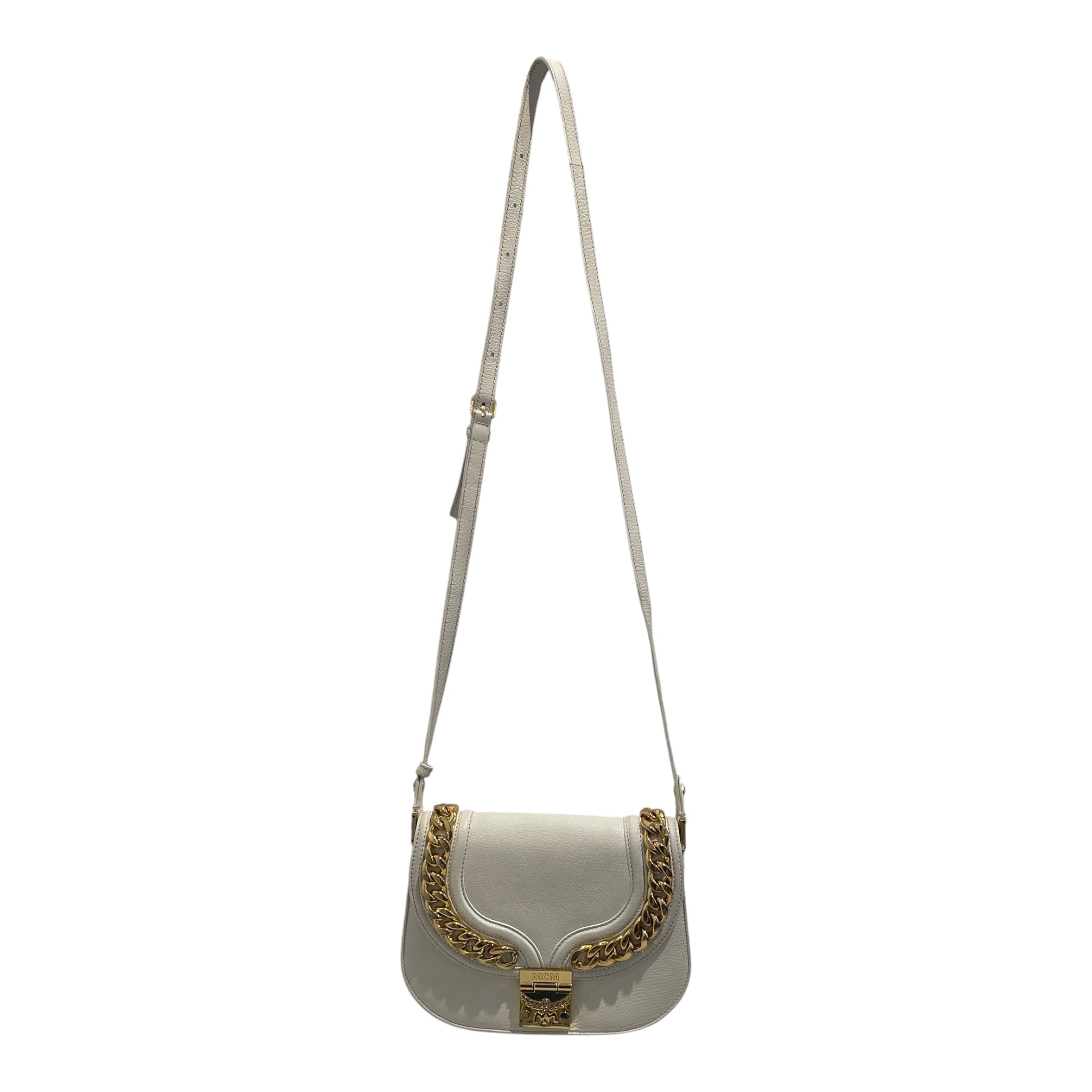 MCM/Cross Body Bag/Leather/WHT/ view 1