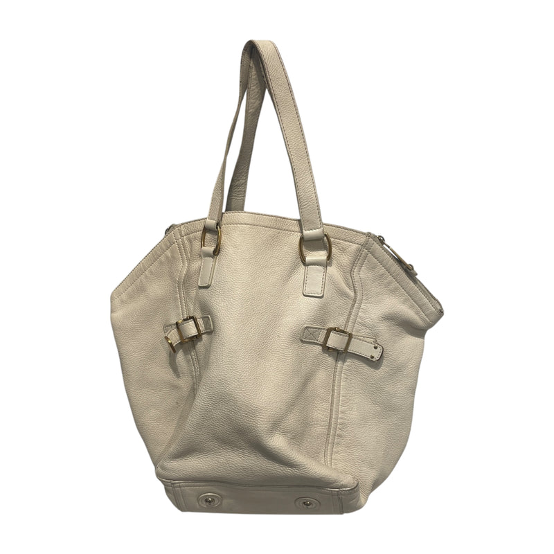 YVES SAINT LAURENT/Hand Bag/OS/Leather/CRM/Downtown Tote Bag 172460 1998