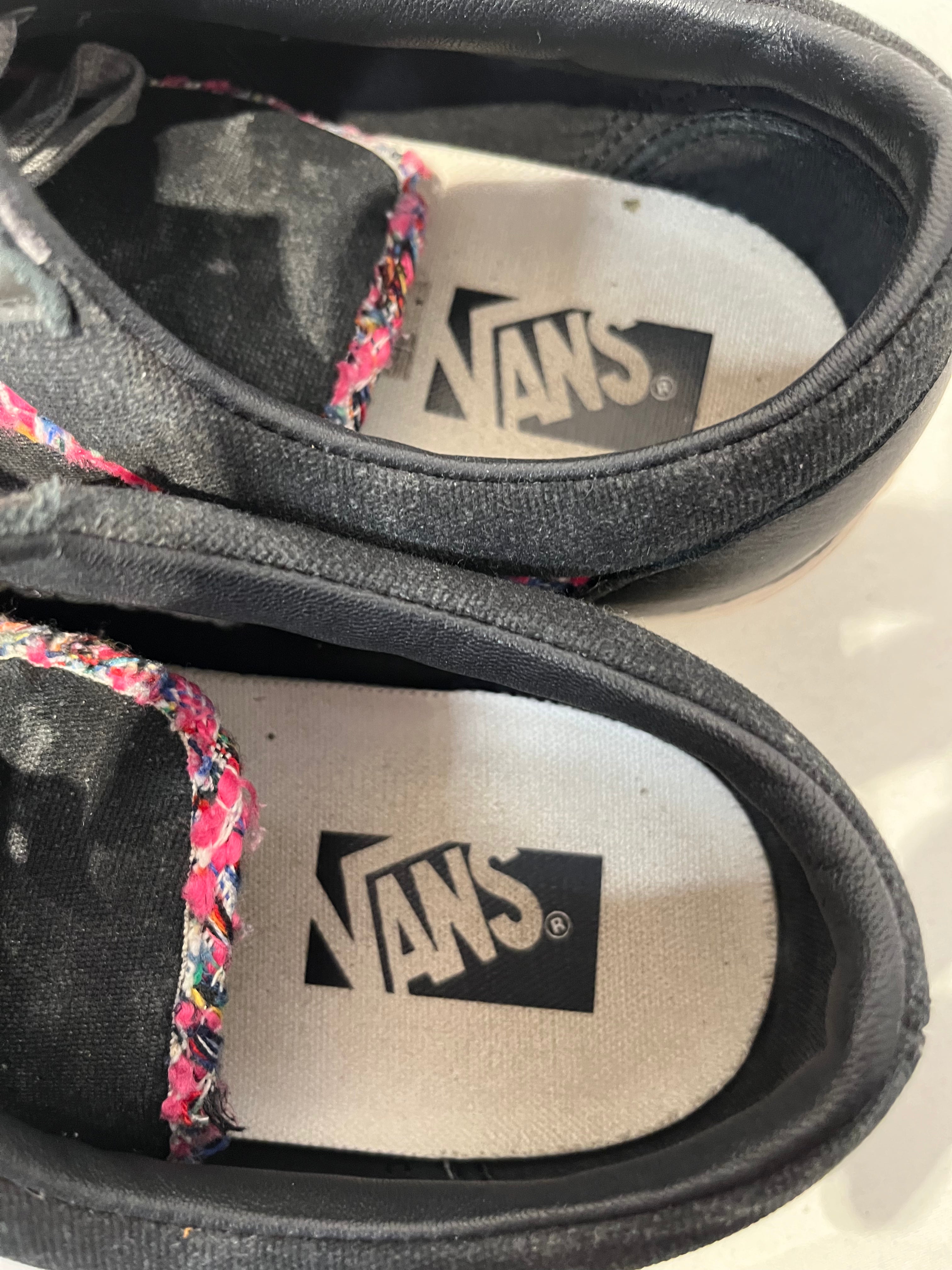 VANS/Low-Sneakers/US 12/Cotton/BLK/OLD SKOOL 36 LX SOUVENIR view 4