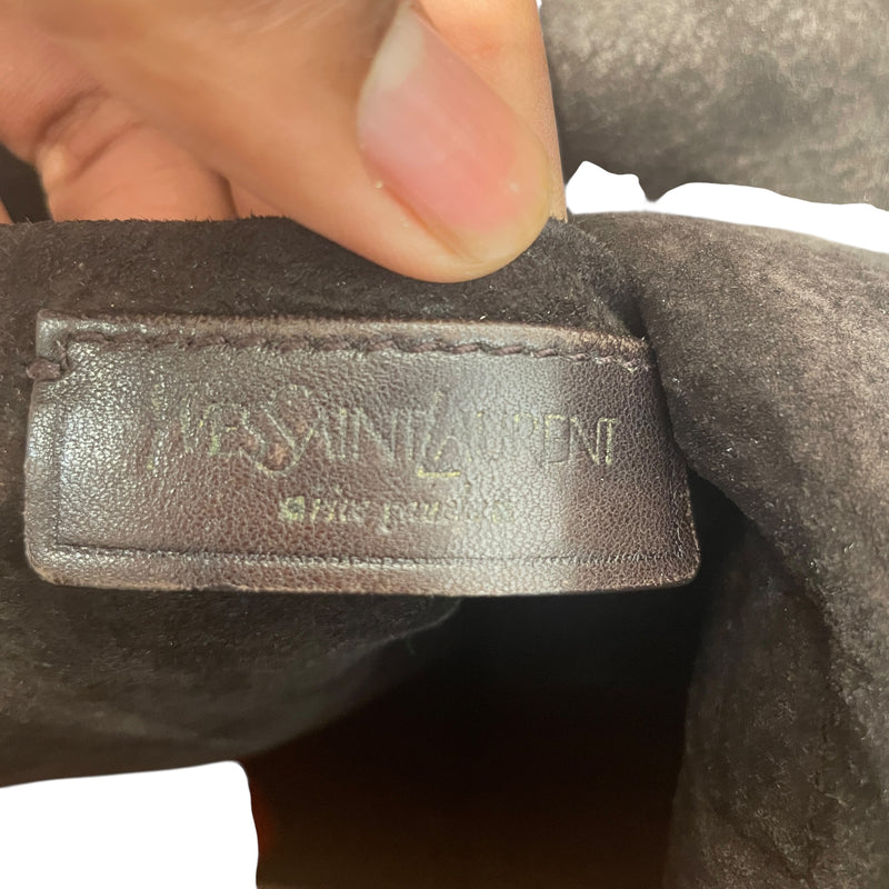 YVES SAINT LAURENT/Hand Bag/OS/Leather/CRM/Downtown Tote Bag 172460 1998