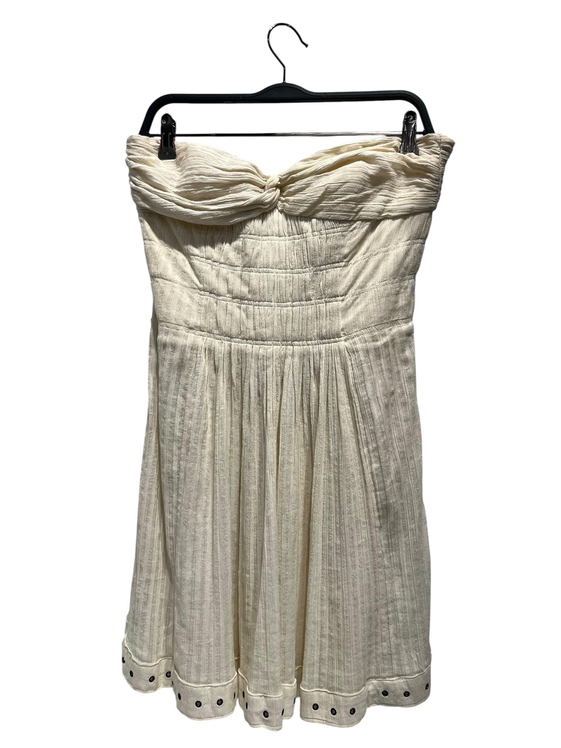 ISABEL MARANT ETOILE/Dress/40/Cotton/CRM/STRAPLESS view 1