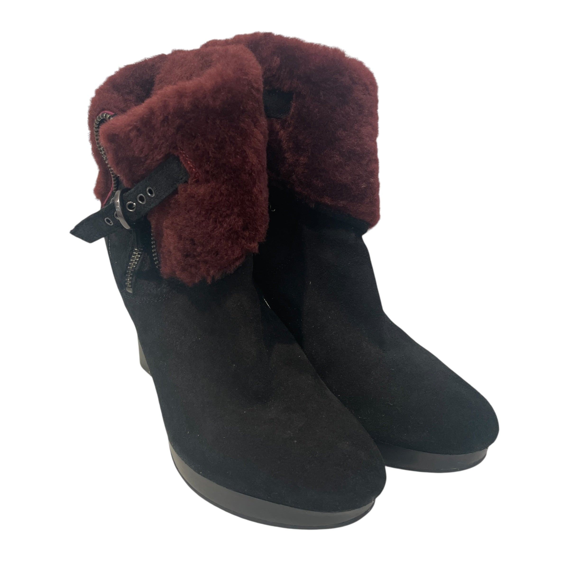 UGG australia/Boots/US 11/Suede/BLK/Scarlett view 1