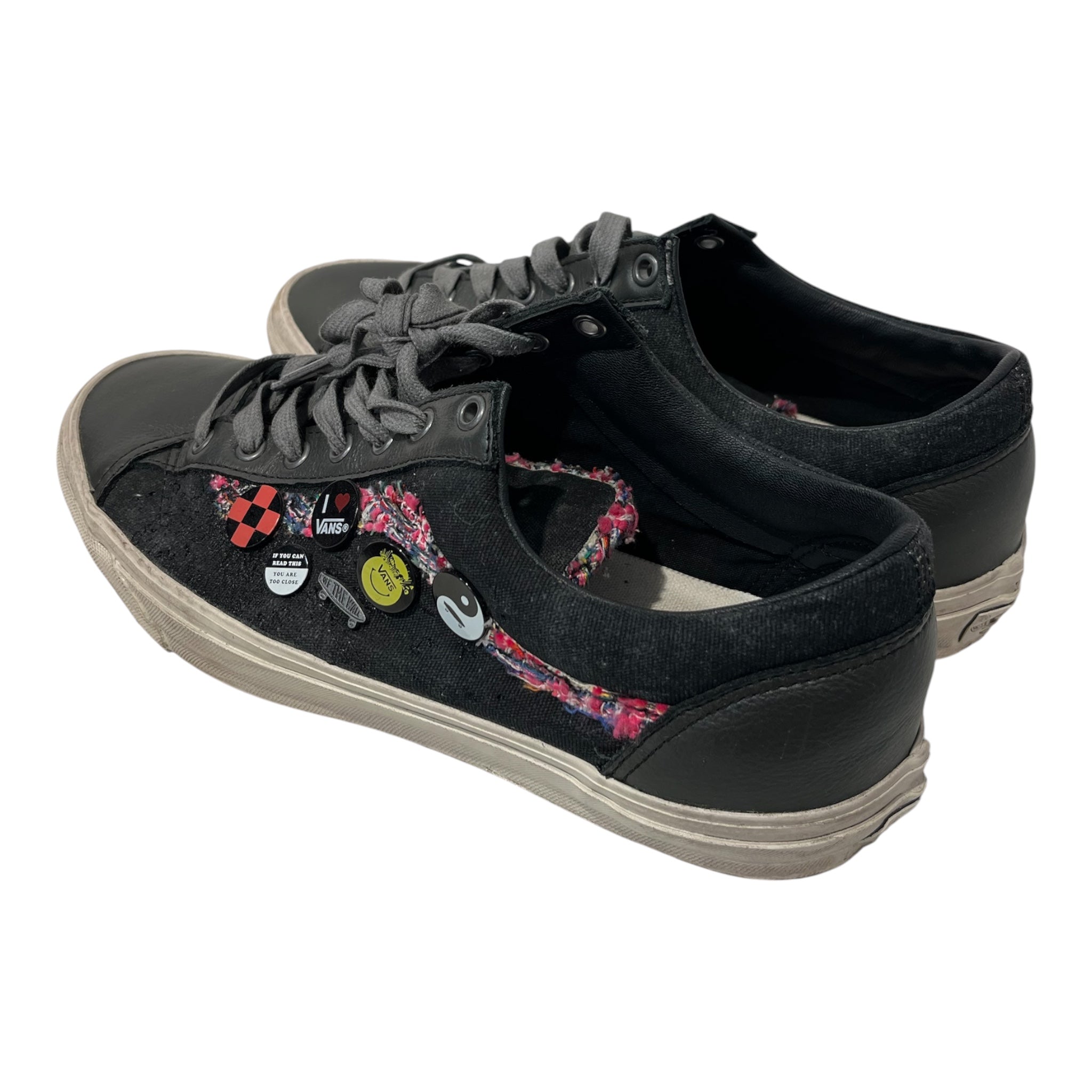VANS/Low-Sneakers/US 12/Cotton/BLK/OLD SKOOL 36 LX SOUVENIR view 1