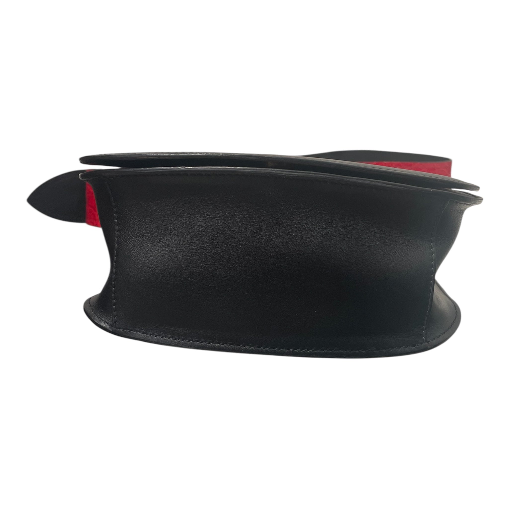 PRADA/Bag/Leather/BLK/CROC STRAP PIONNIERE BAG view 3