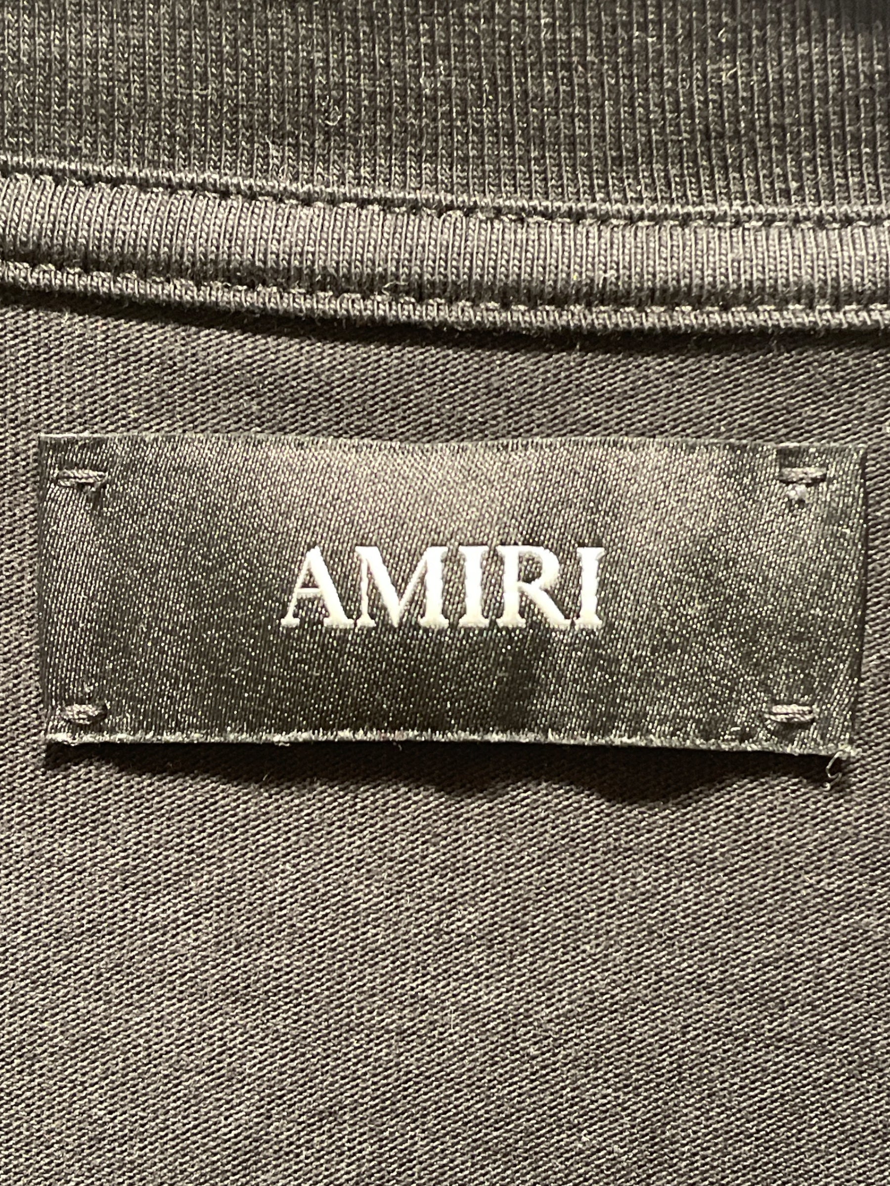 AMIRI/T-Shirt/L/Cotton/BLK/Graphic/Neon Lights Happy Hour view 3