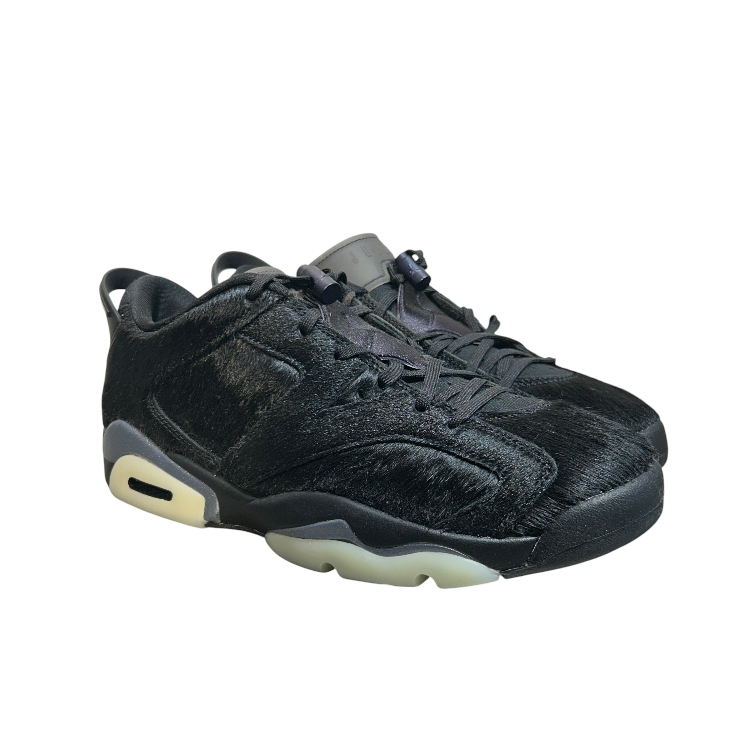 NIKE/Low-Sneakers/US 9.5/Mohair/BLK/Jordan 6 Low 'Blackout' view 1
