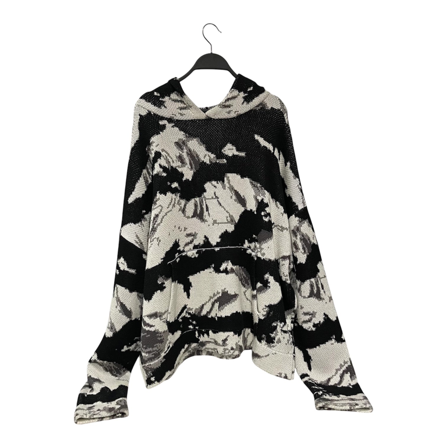 SIBERIA HILLS/Hoodie/M/Cotton/BLK/knit view 1
