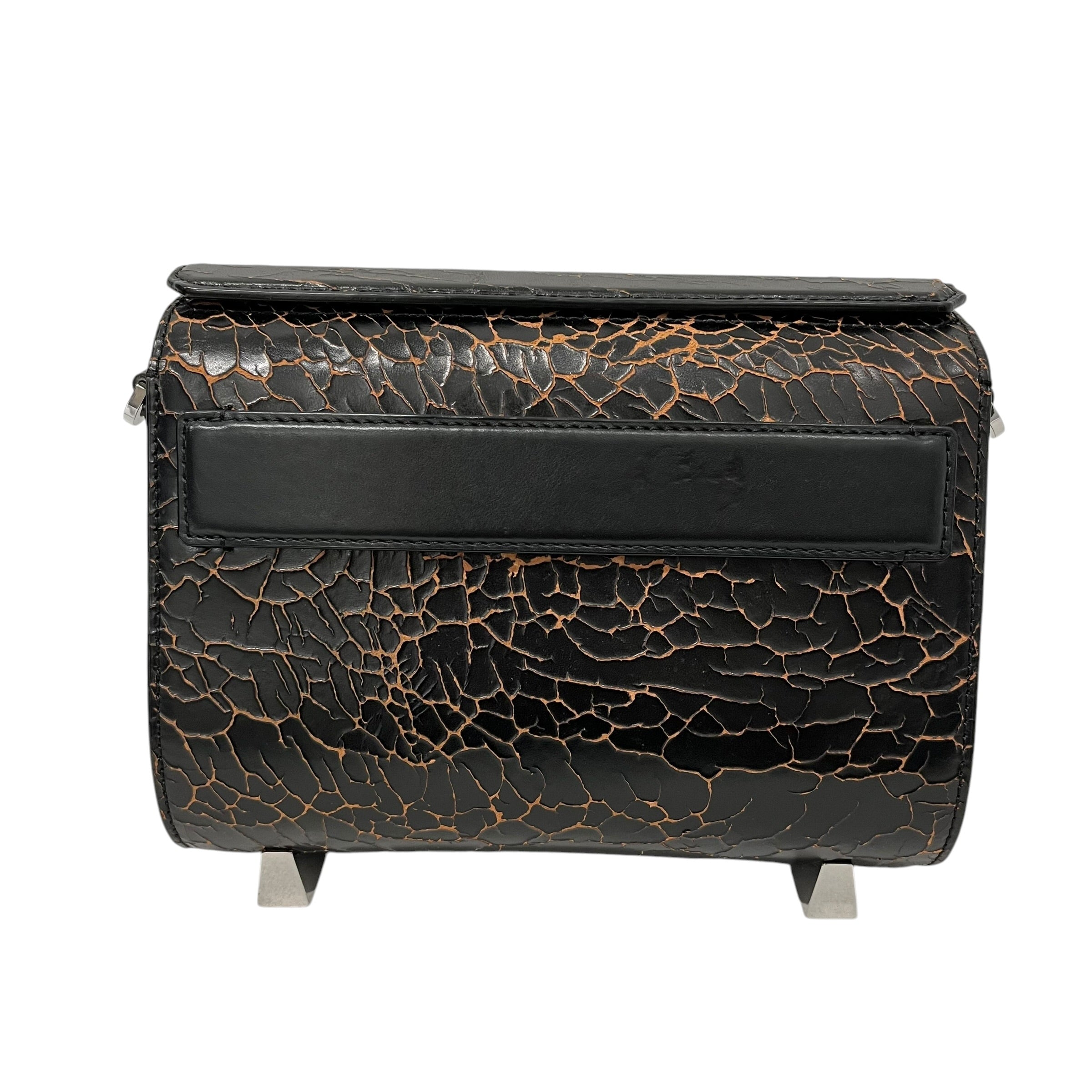 Alexander Wang/Cross Body Bag/Leather/BLK/CRACKLED LEATHER METAL FEET view 2