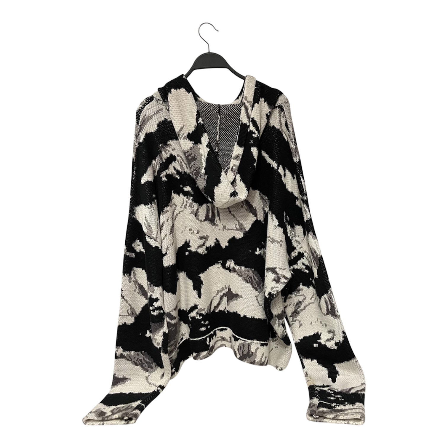 SIBERIA HILLS/Hoodie/M/Cotton/BLK/knit view 2