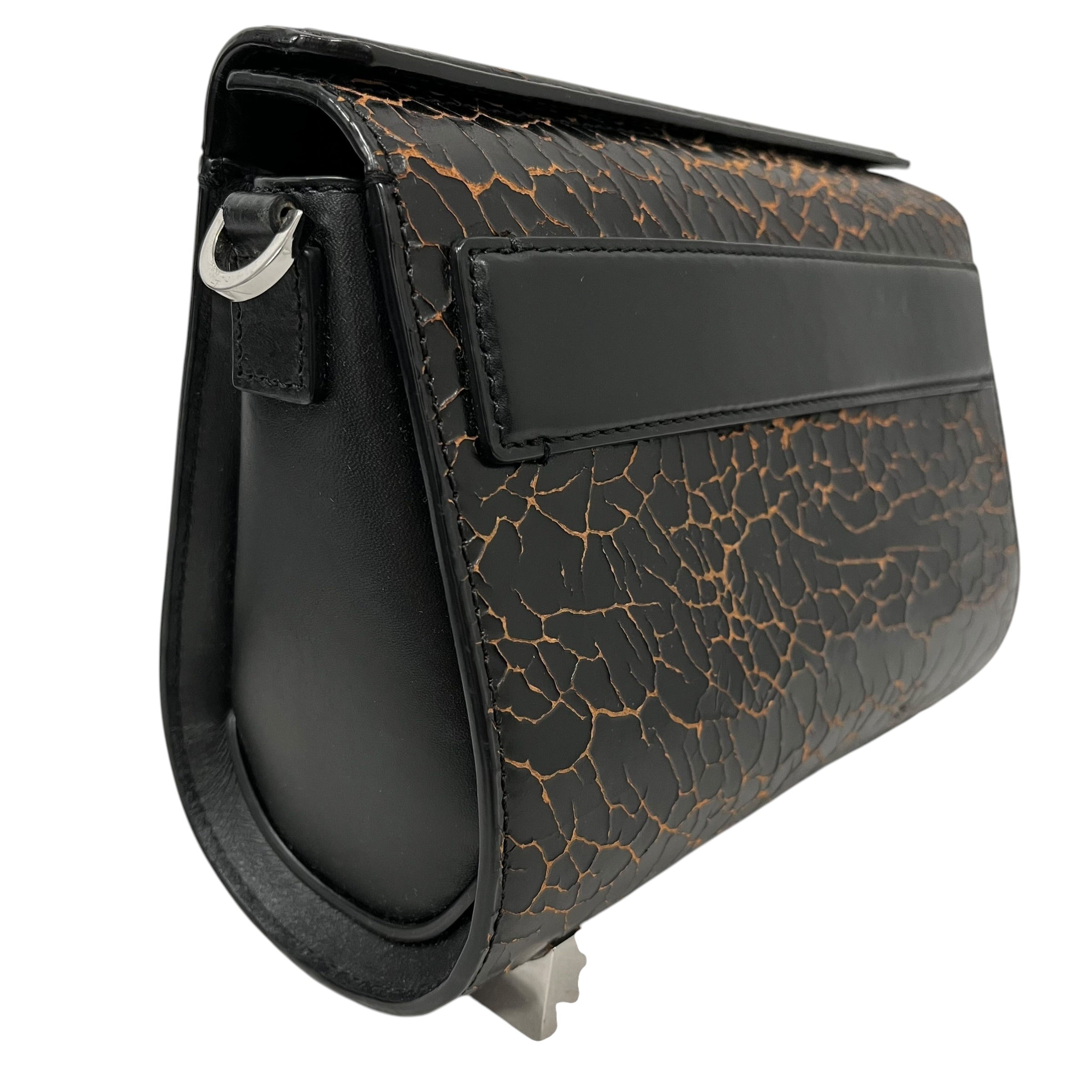 Alexander Wang/Cross Body Bag/Leather/BLK/CRACKLED LEATHER METAL FEET view 3